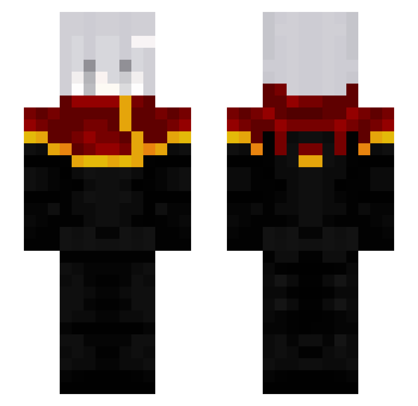 rreflexxx Minecraft skin, front and back view
