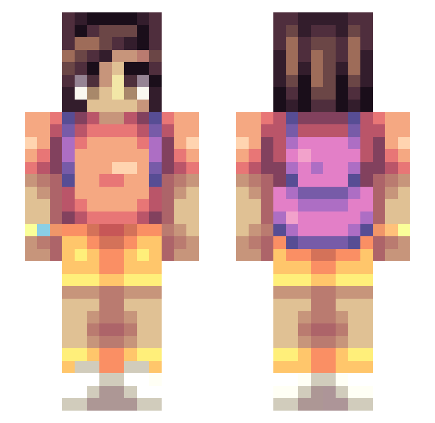 sop_powers Minecraft skin, front and back view