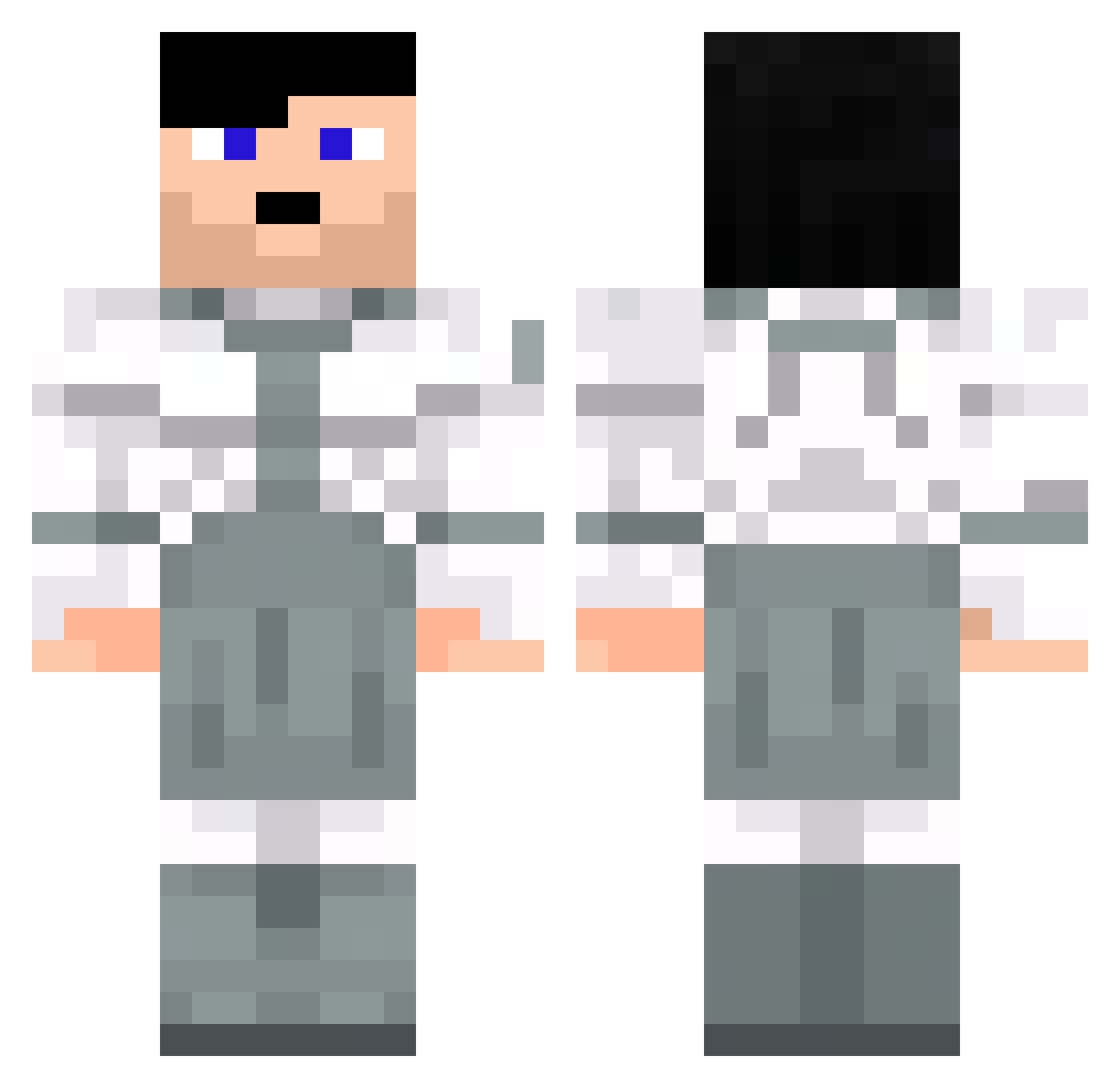 activ_P_nes Minecraft skin, front and back view