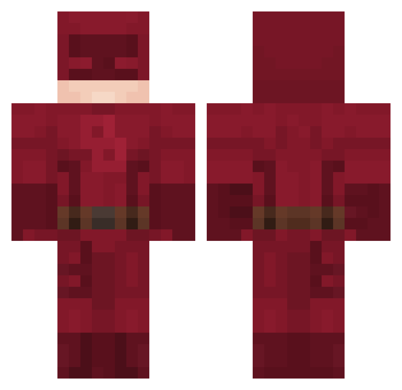 Sp33dy239 Minecraft skin, front and back view