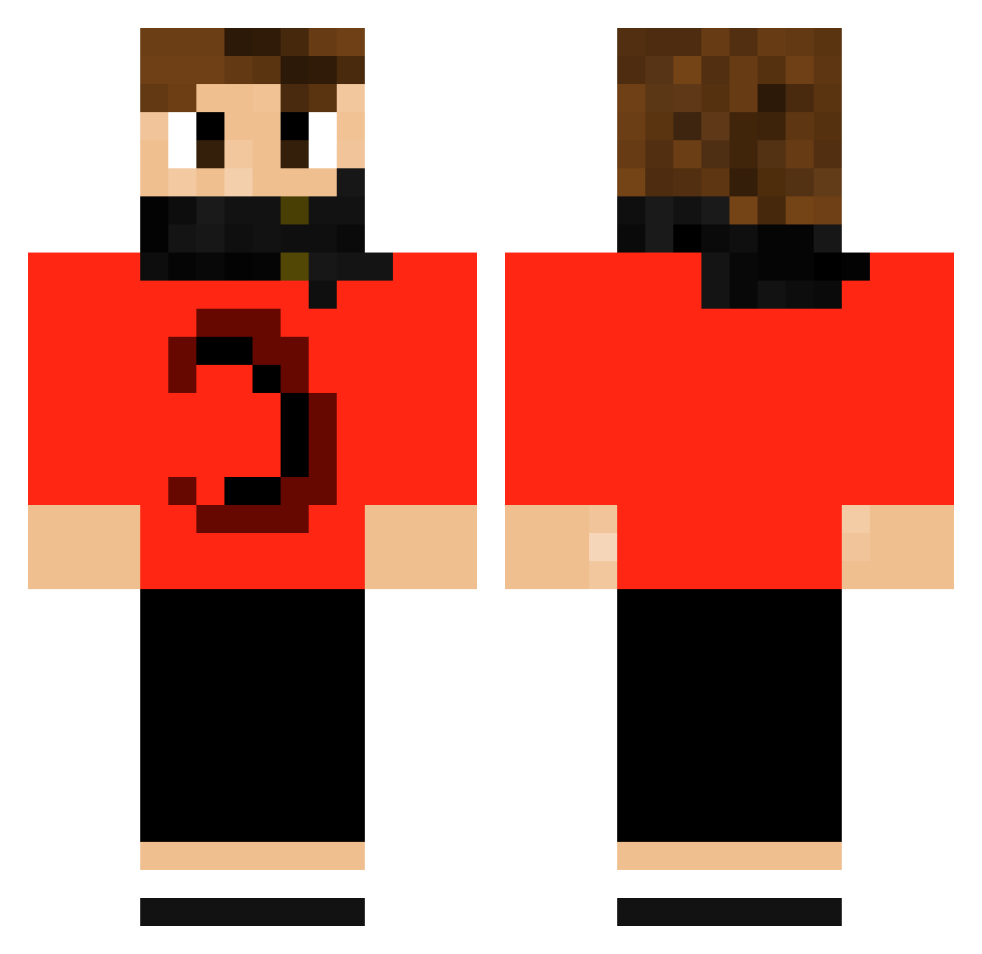 marlui2008 Minecraft skin, front and back view