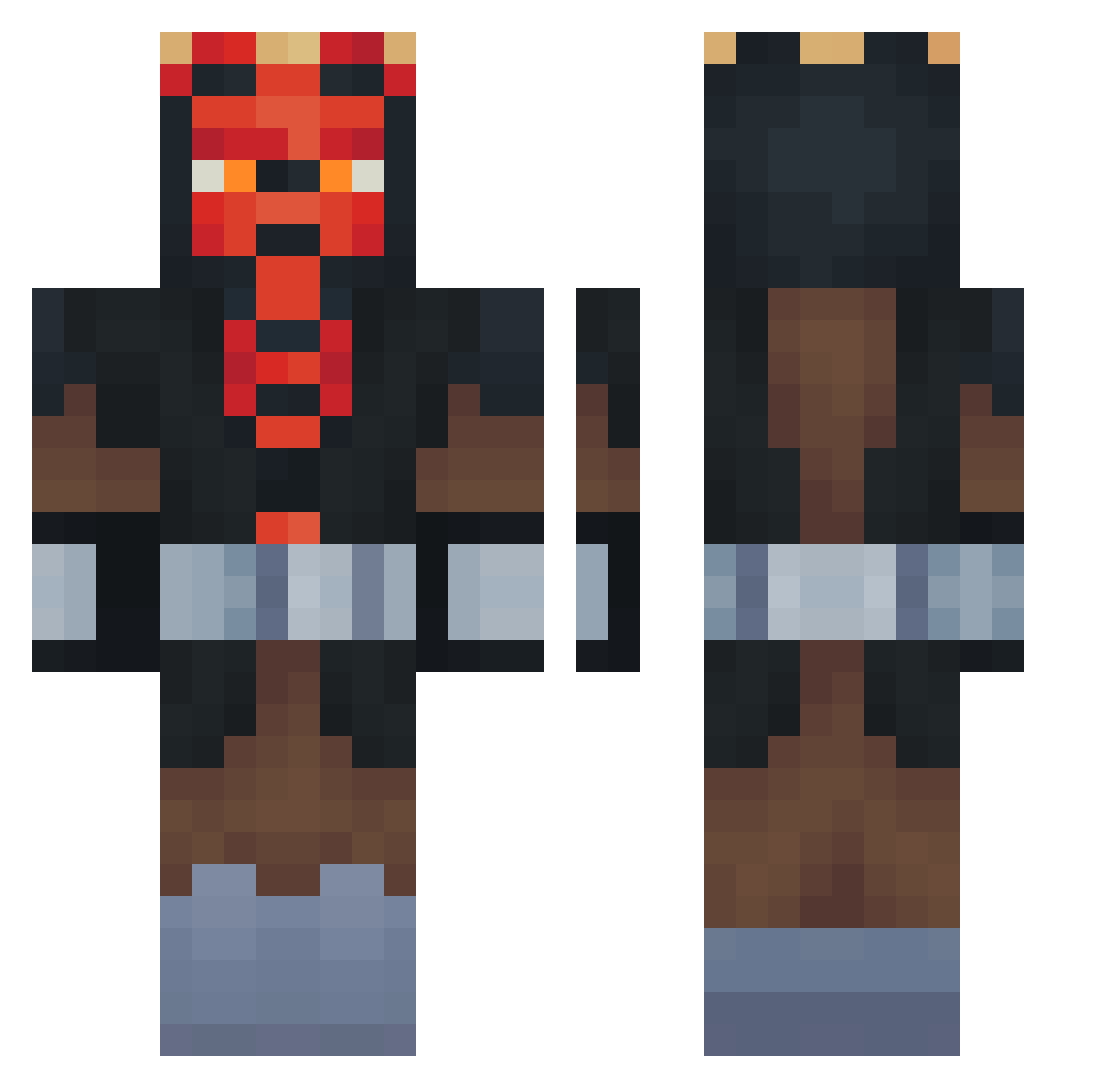 Andy_TR Minecraft skin, front and back view