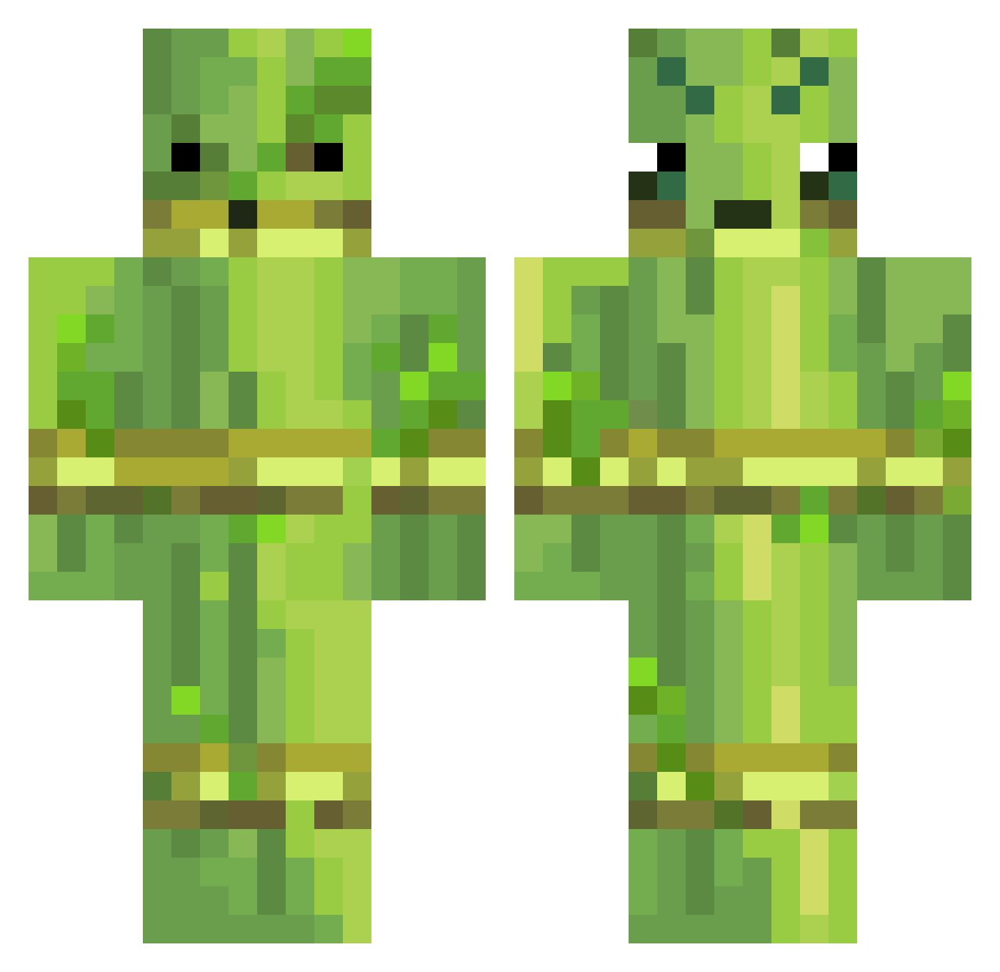 mojuk12 Minecraft skin, front and back view
