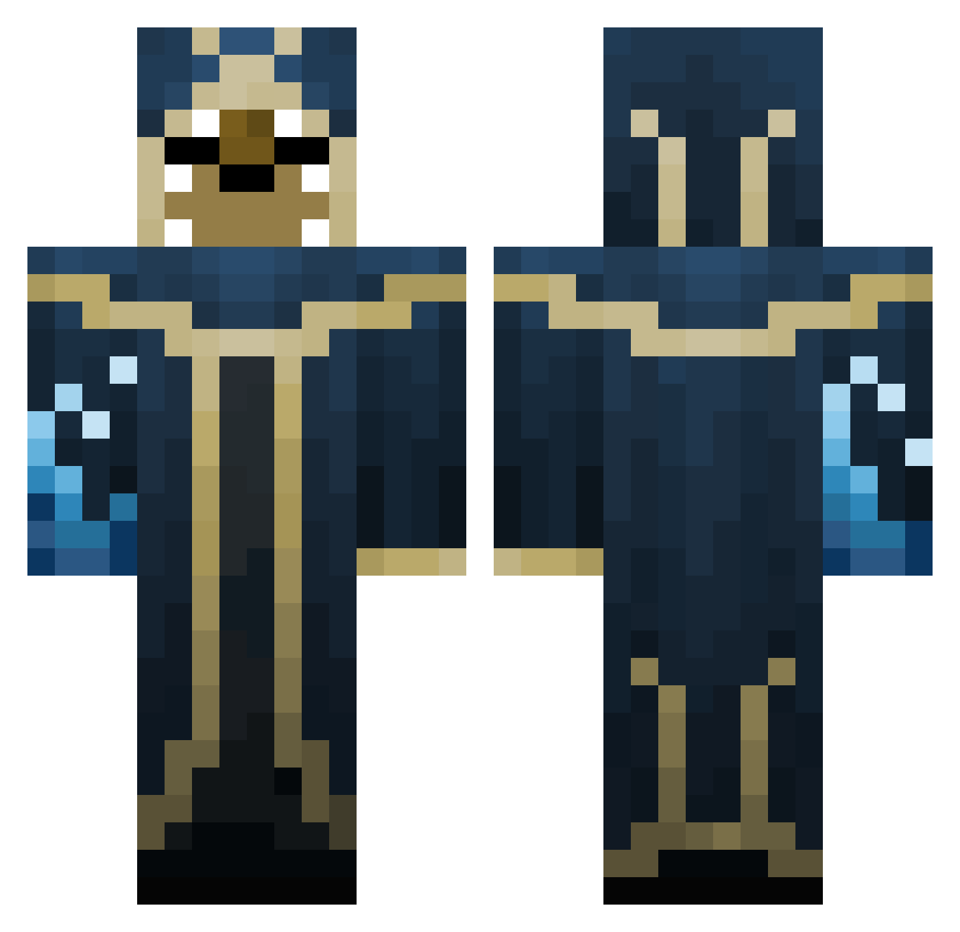 sgt_squirrell Minecraft skin, front and back view