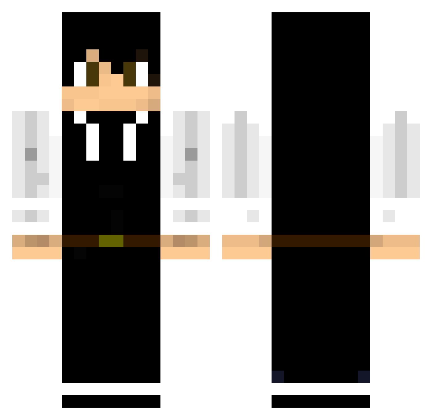 TheCardMaster0 Minecraft skin, front and back view