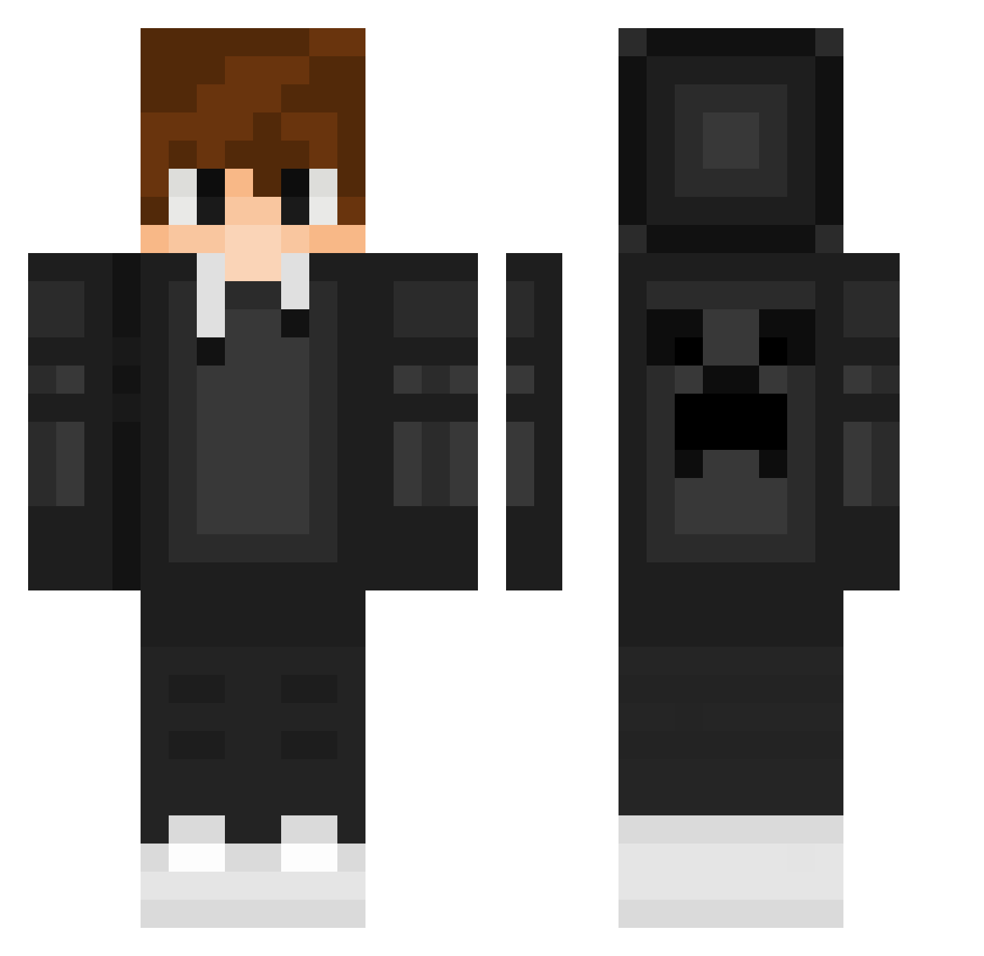 TheAlexMR02 Minecraft skin, front and back view