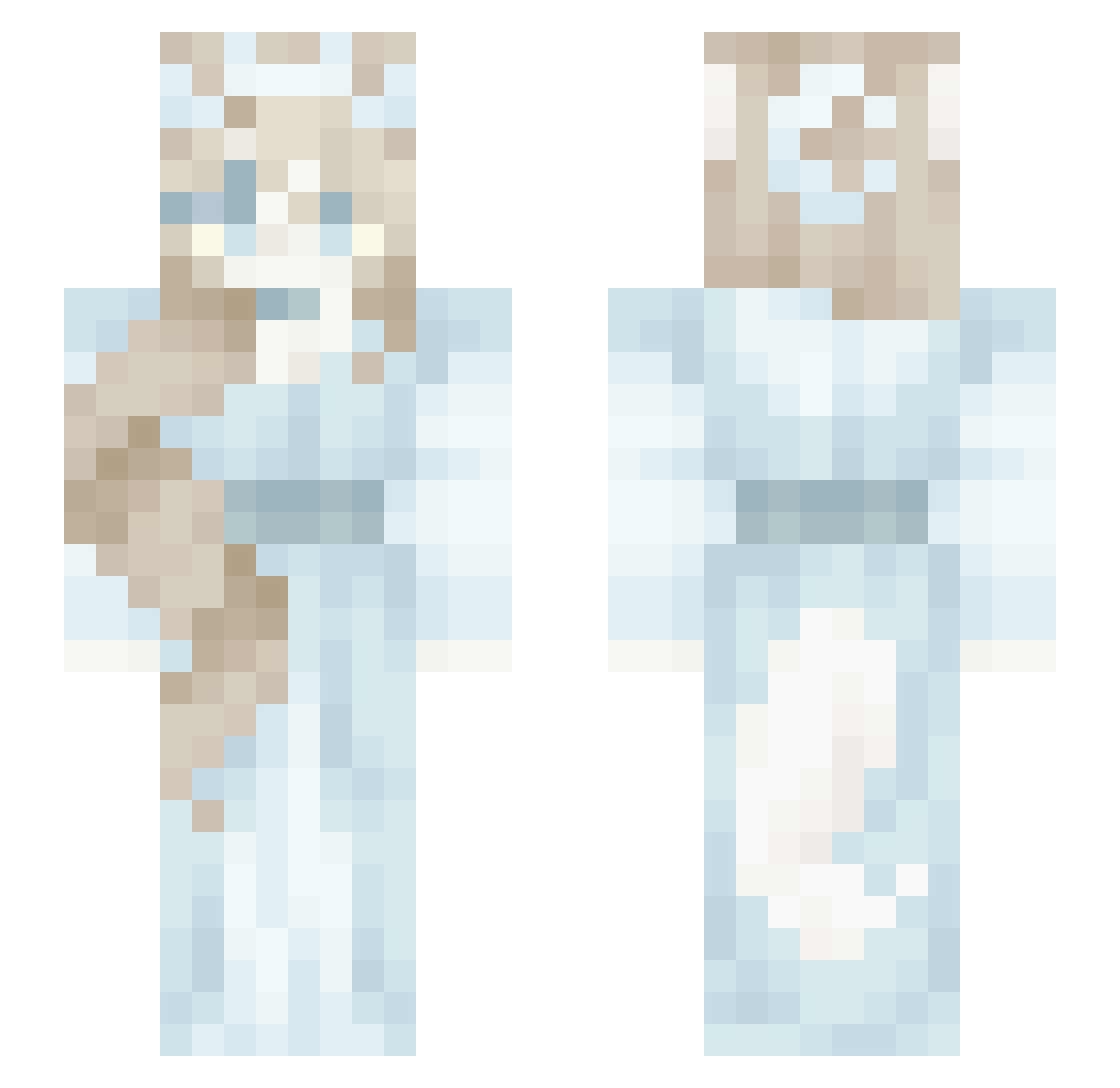 _Yellak_ Minecraft skin, front and back view