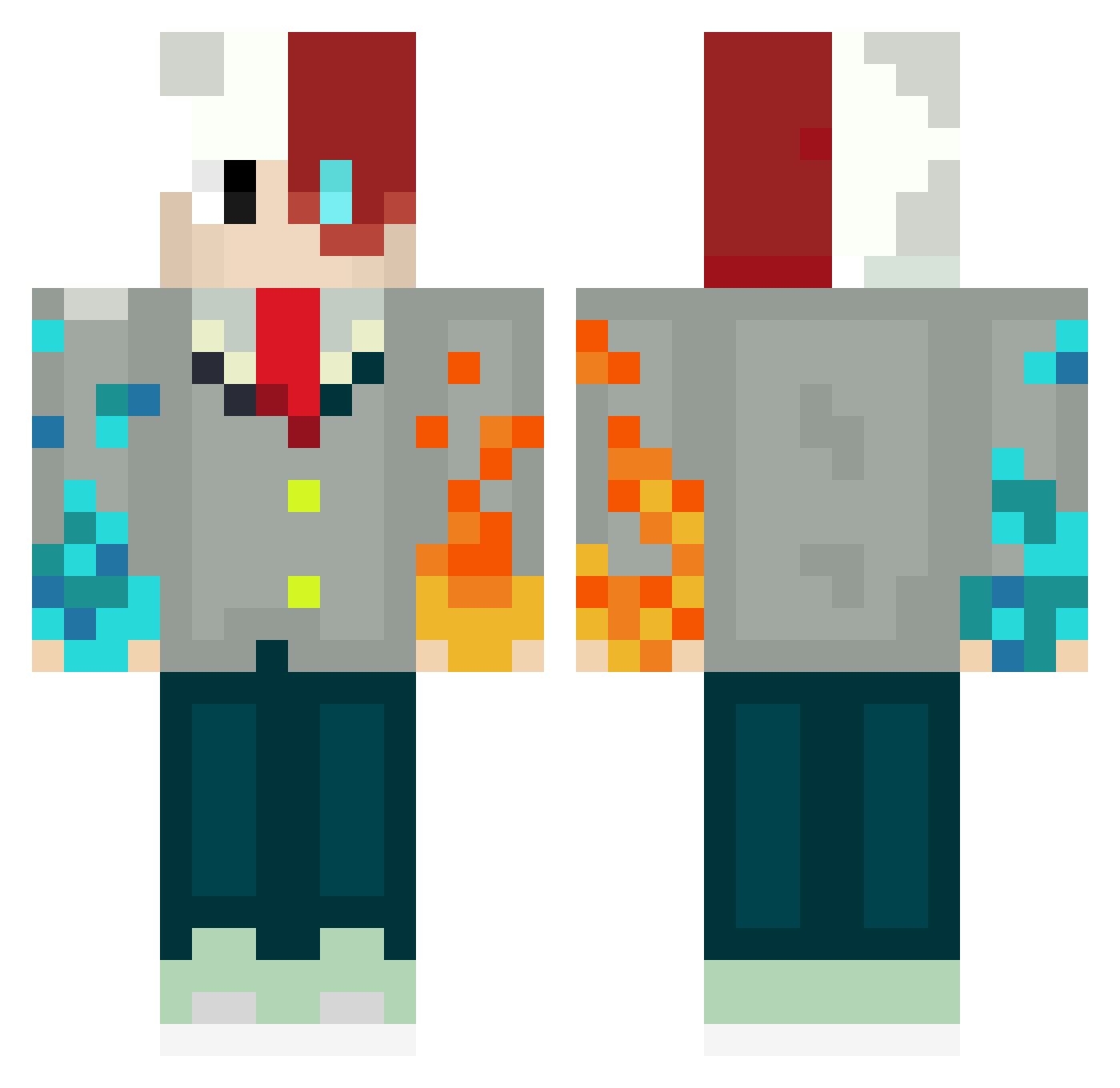GabrielGamerYT__ Minecraft skin, front and back view