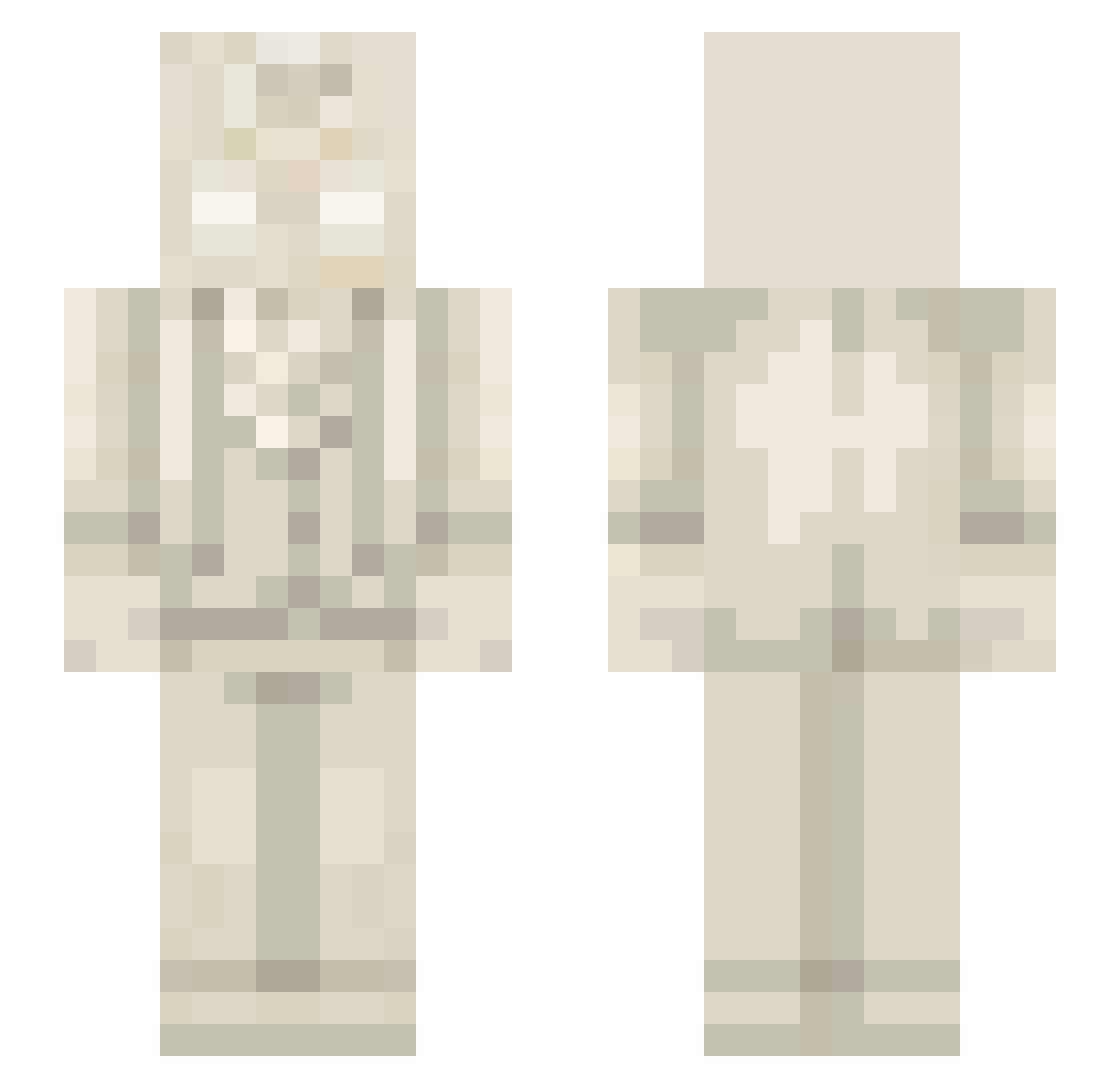 Phant0mv_ Minecraft skin, front and back view