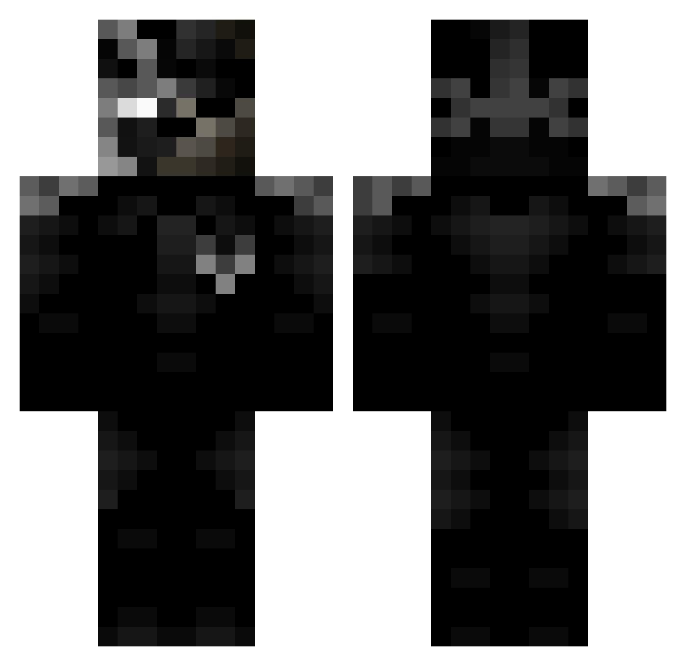 _verxzweiflunq Minecraft skin, front and back view