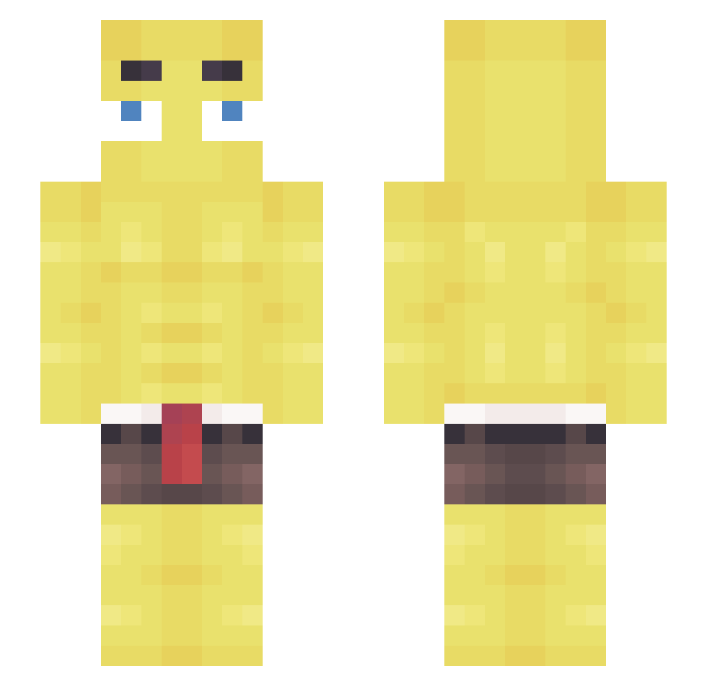 Christian0i7 Minecraft skin, front and back view