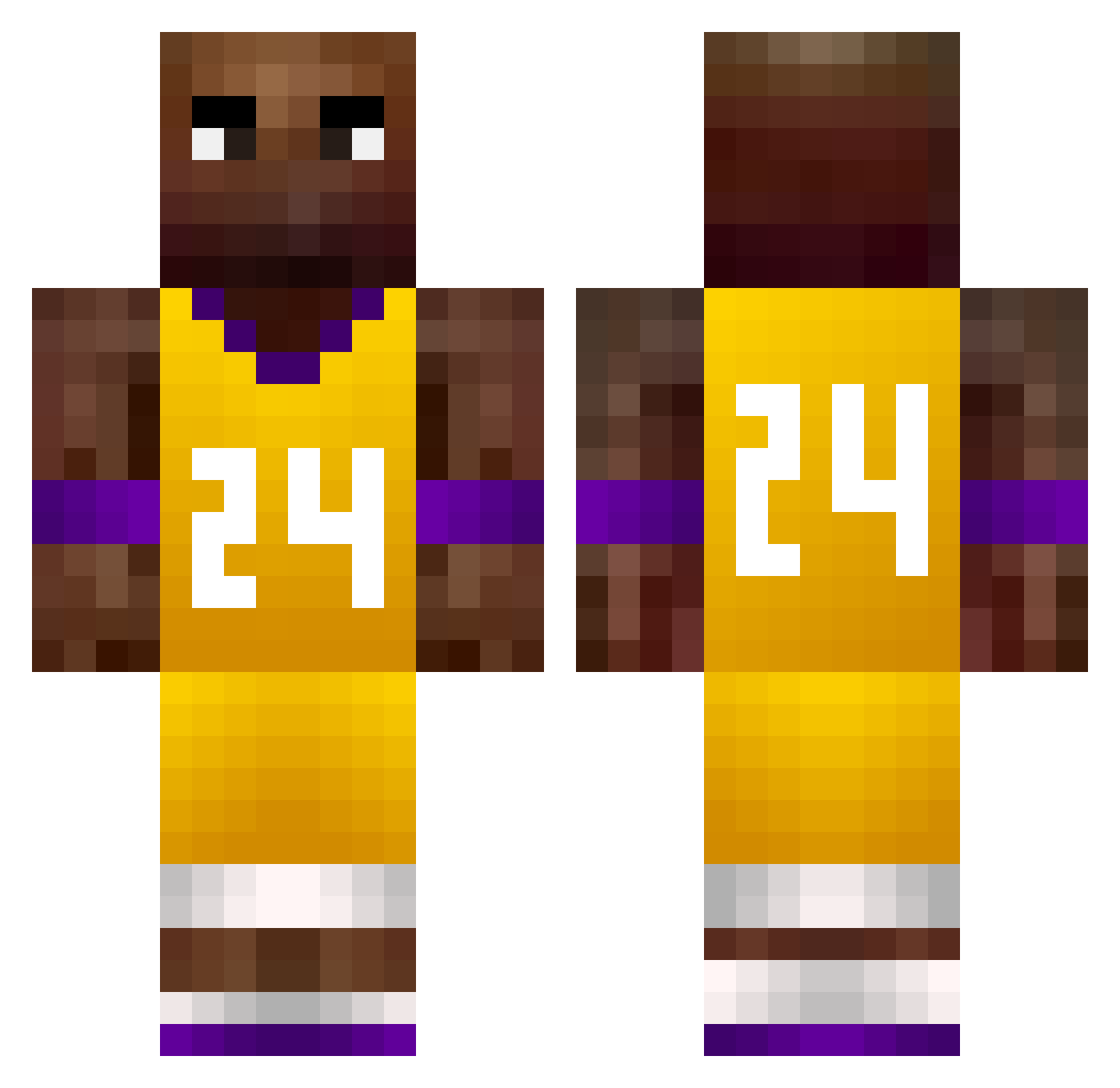 annekedikus Minecraft skin, front and back view