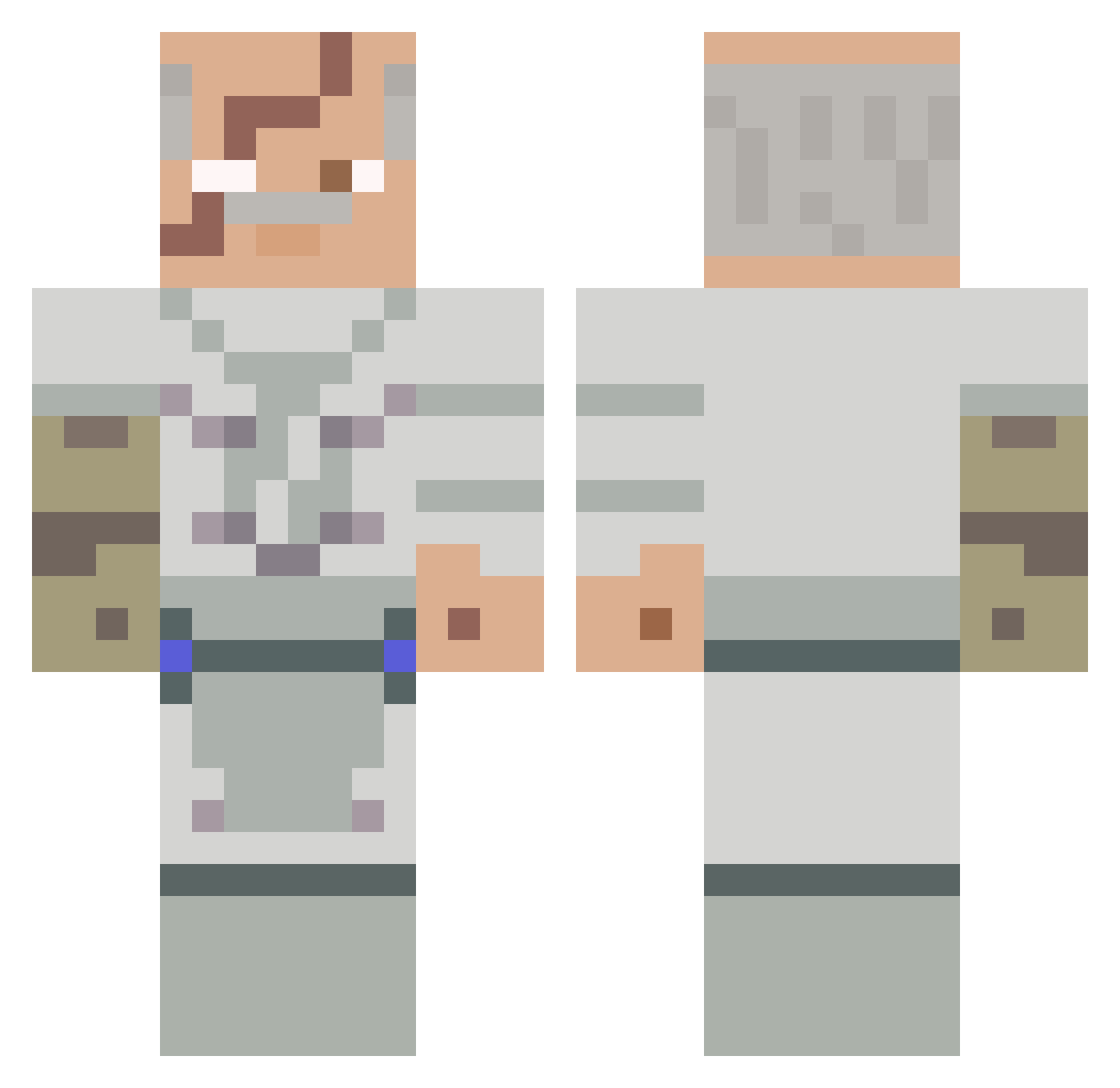 Sr_Zukaritas Minecraft skin, front and back view