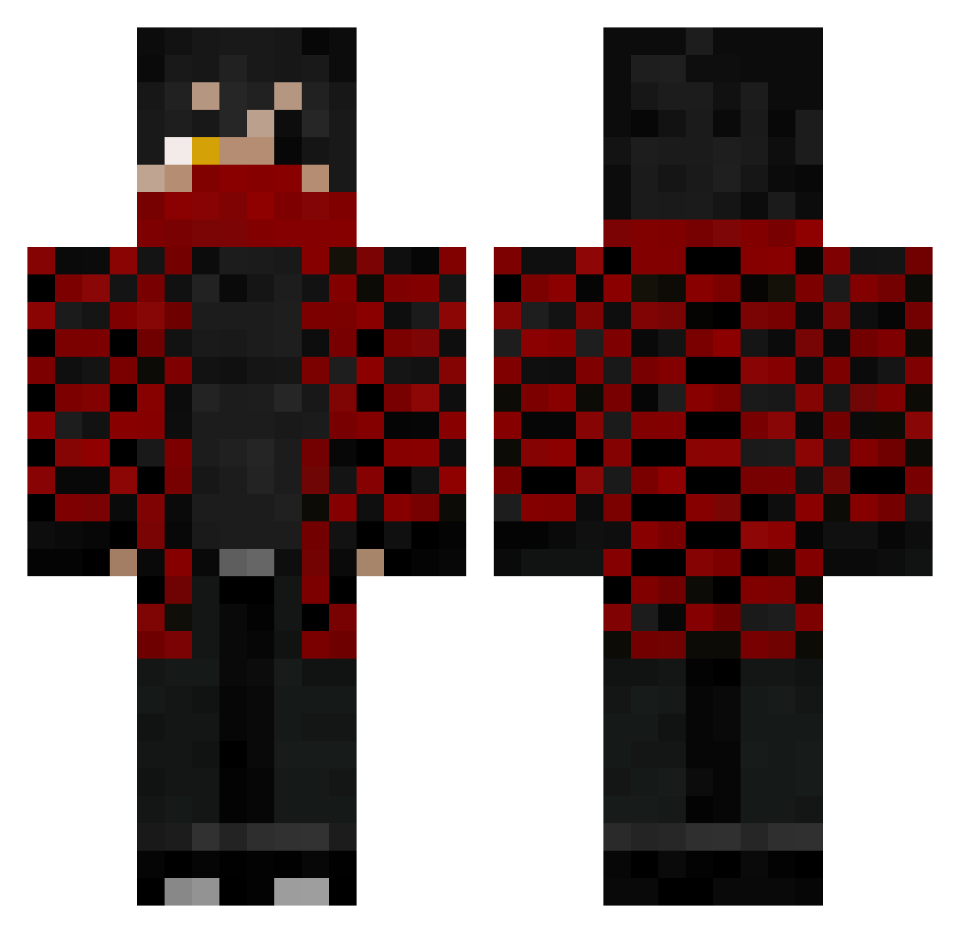 Brok3r_ Minecraft skin, front and back view