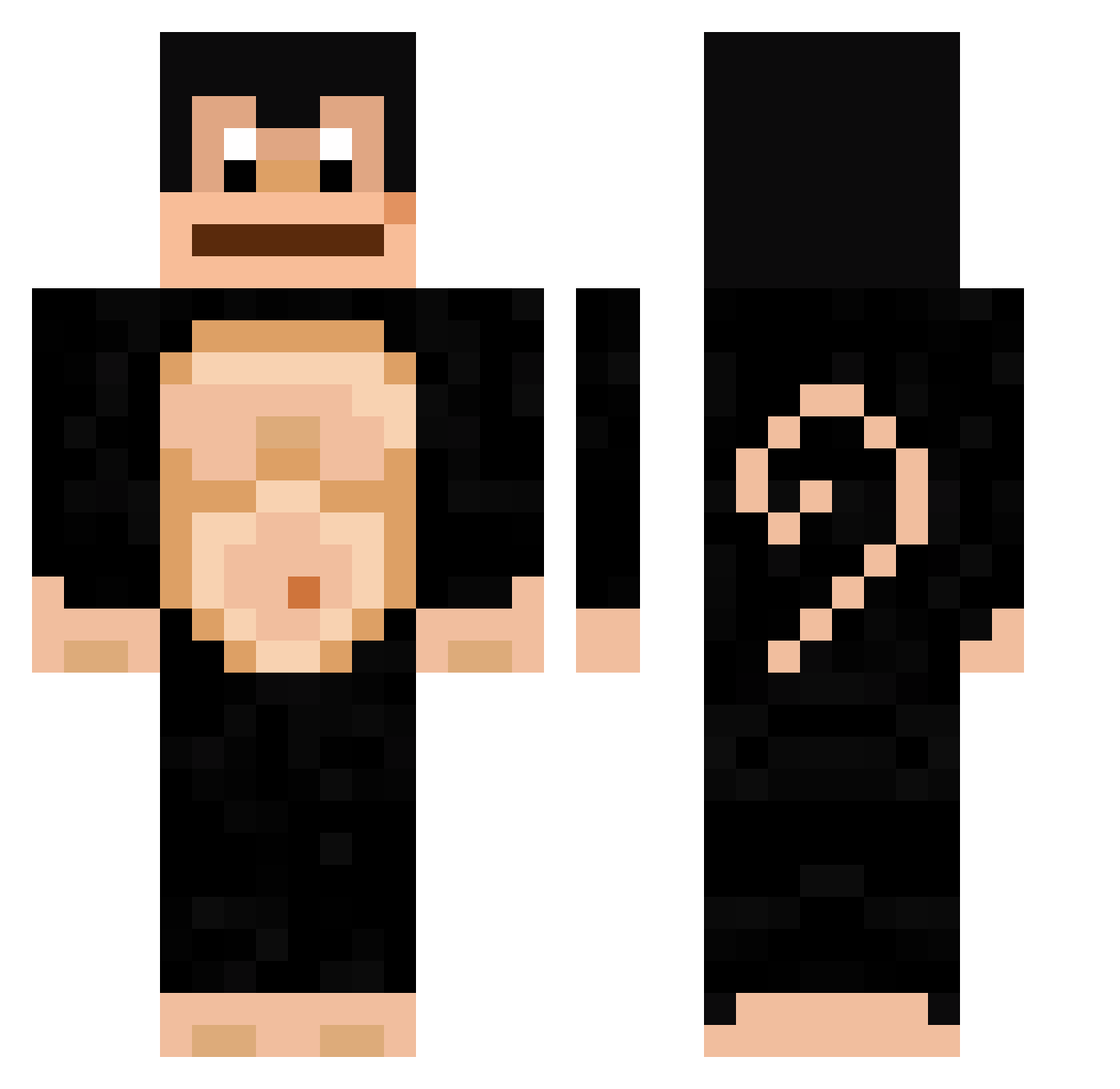 __Neowise__ Minecraft skin, front and back view