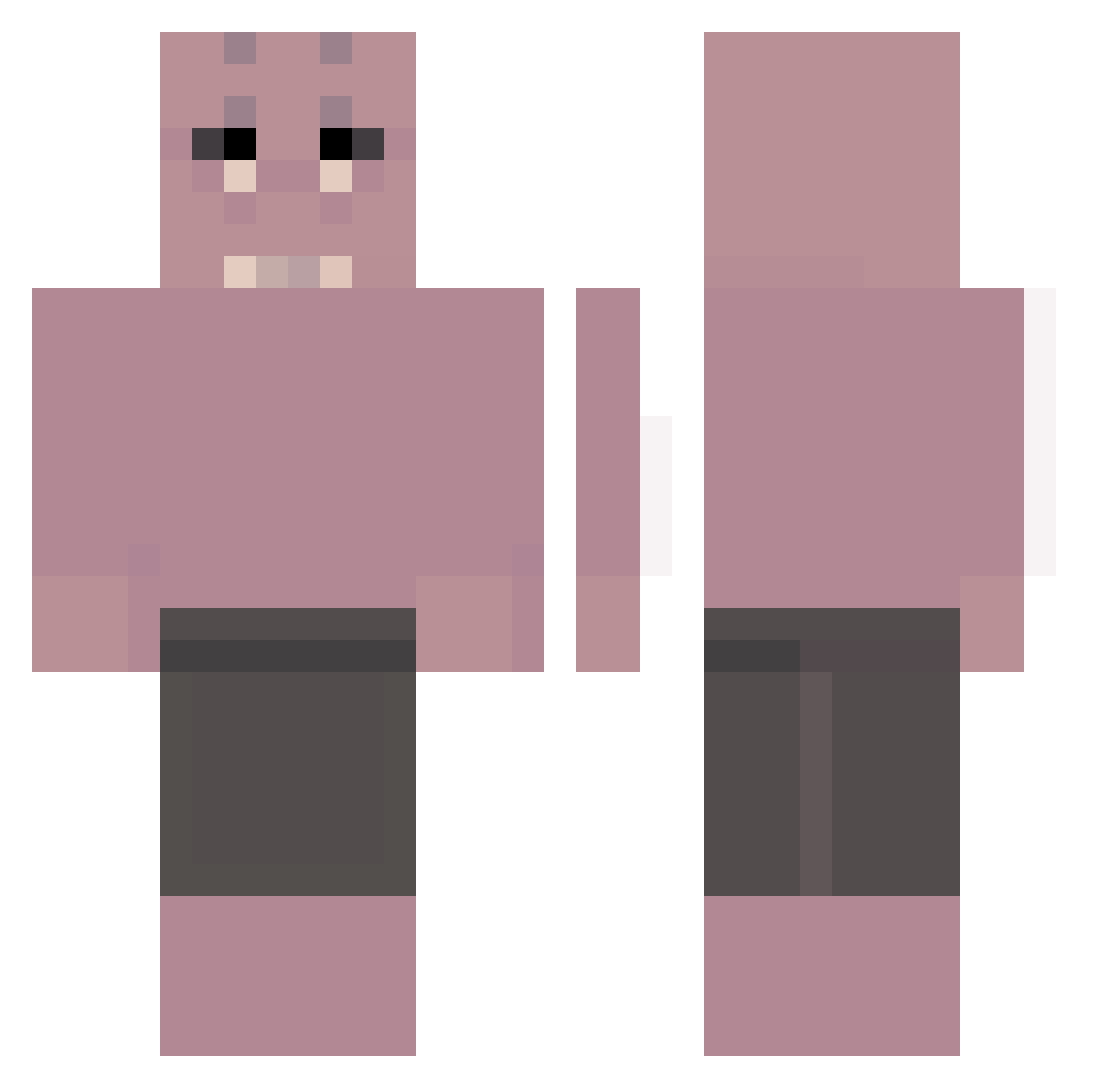 WOOP_2 Minecraft skin, front and back view