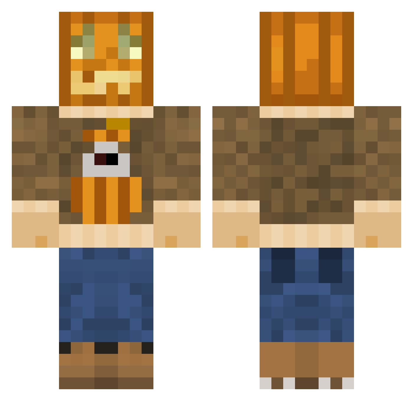 Freddysep_ Minecraft skin, front and back view