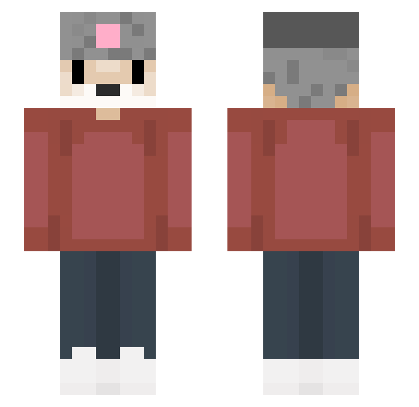 tropicalseal0876 Minecraft skin, front and back view
