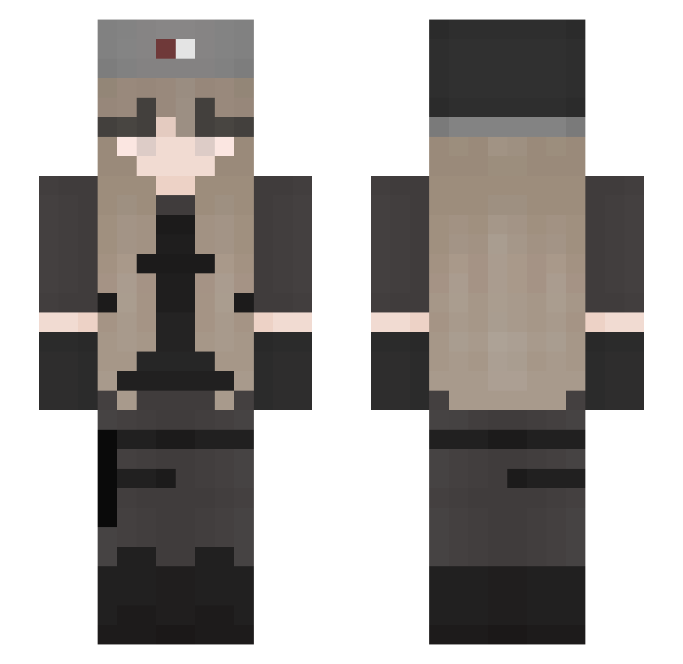 Tld_Sc Minecraft skin, front and back view