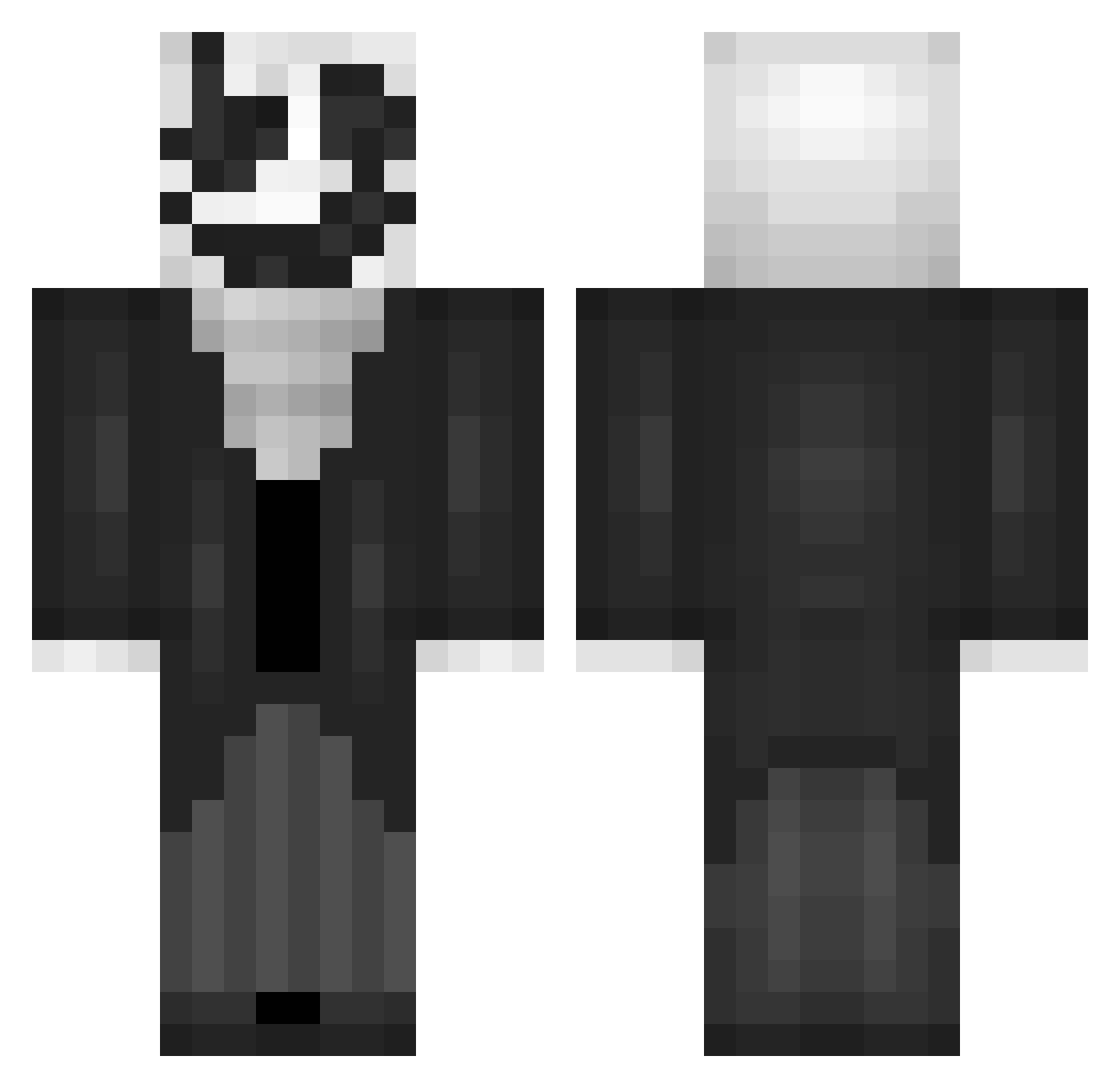 ITackleFatKids84 Minecraft skin, front and back view