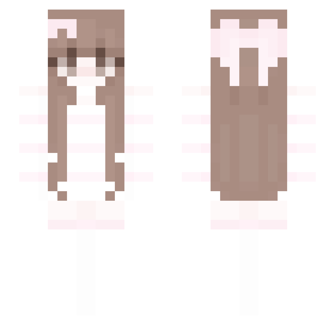 iSpecc Minecraft skin, front and back view