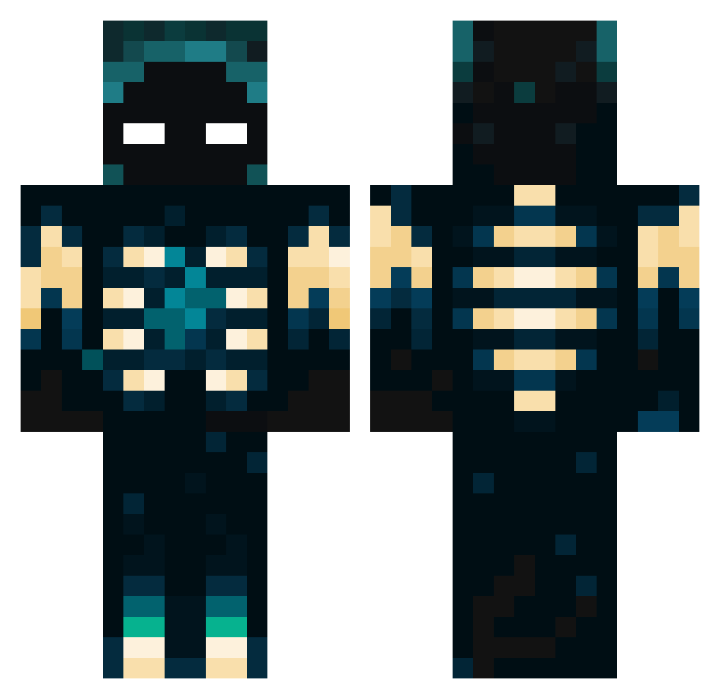 Elbrus2014 Minecraft skin, front and back view
