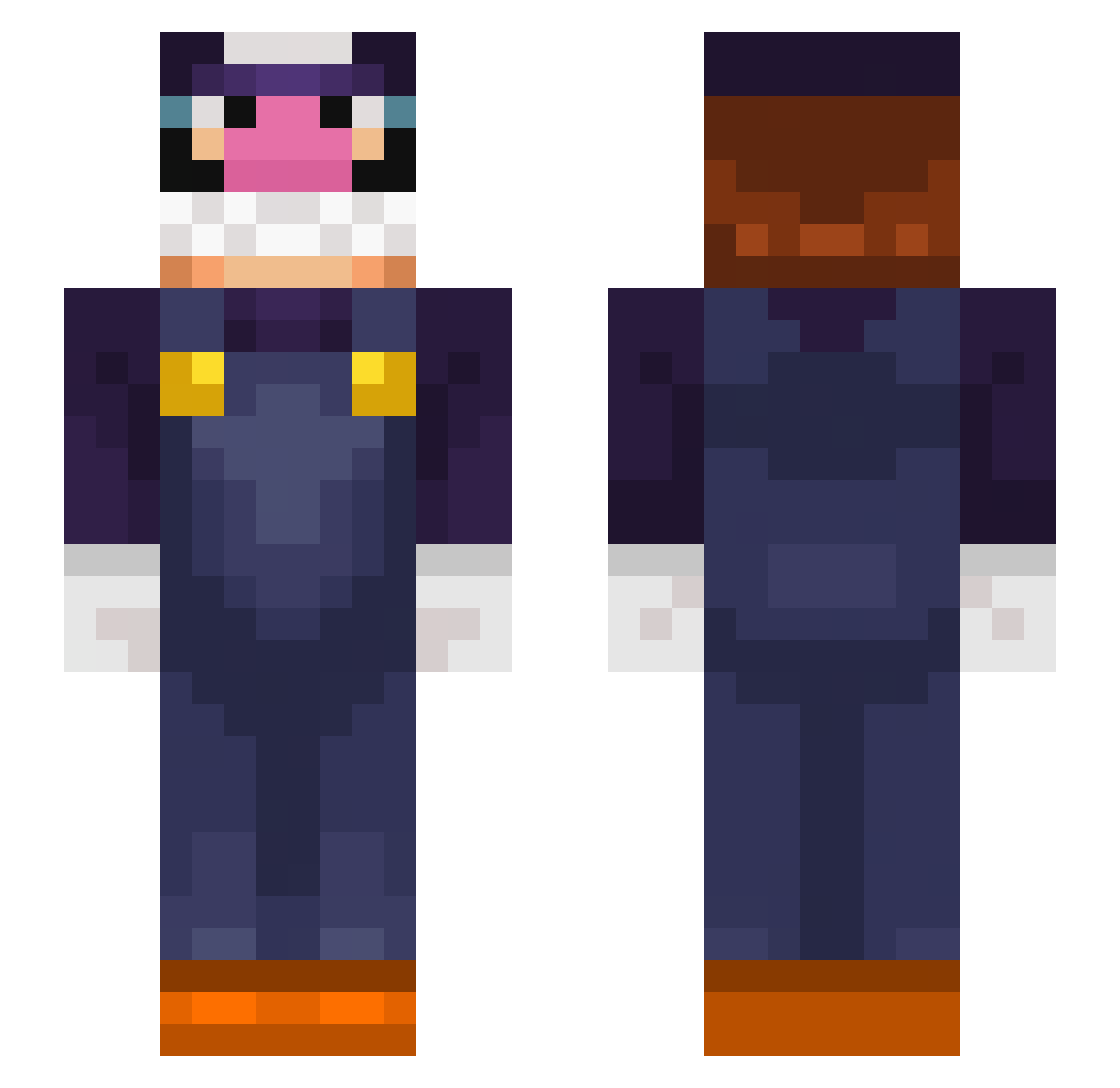 eminem2115 Minecraft skin, front and back view