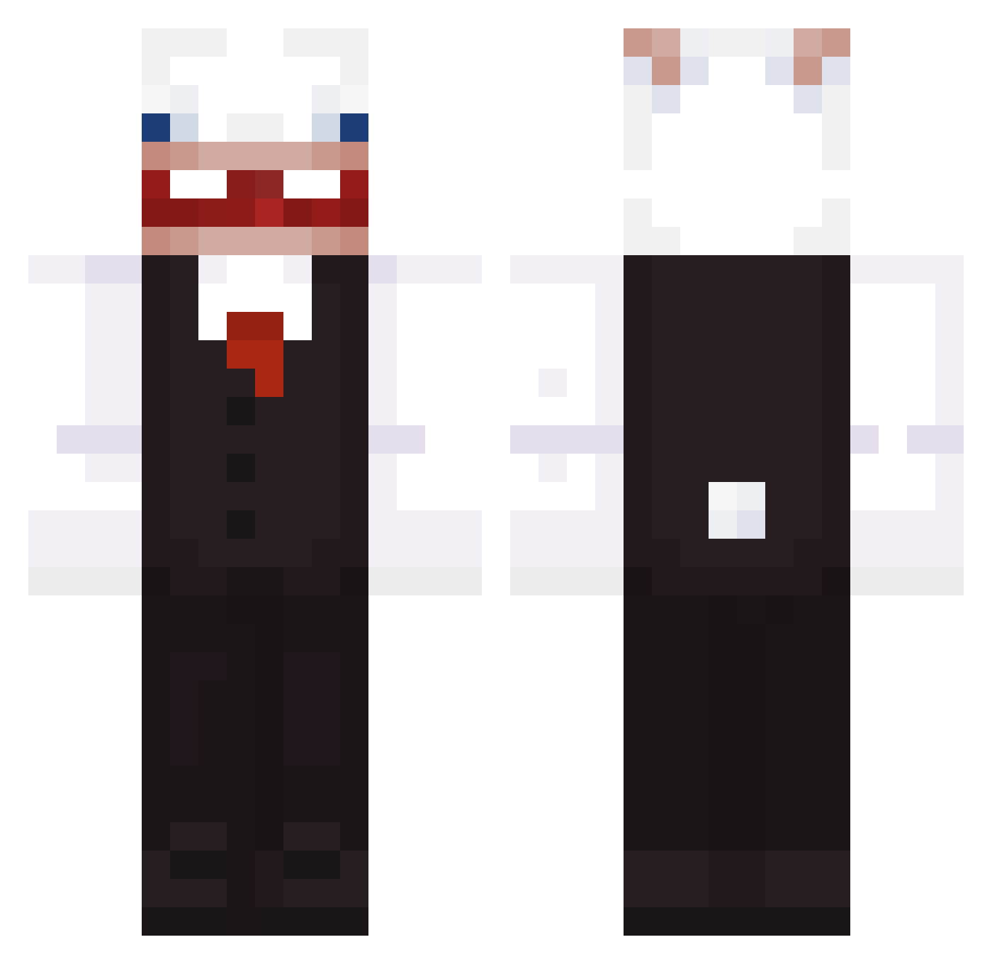 whyattt Minecraft skin, front and back view