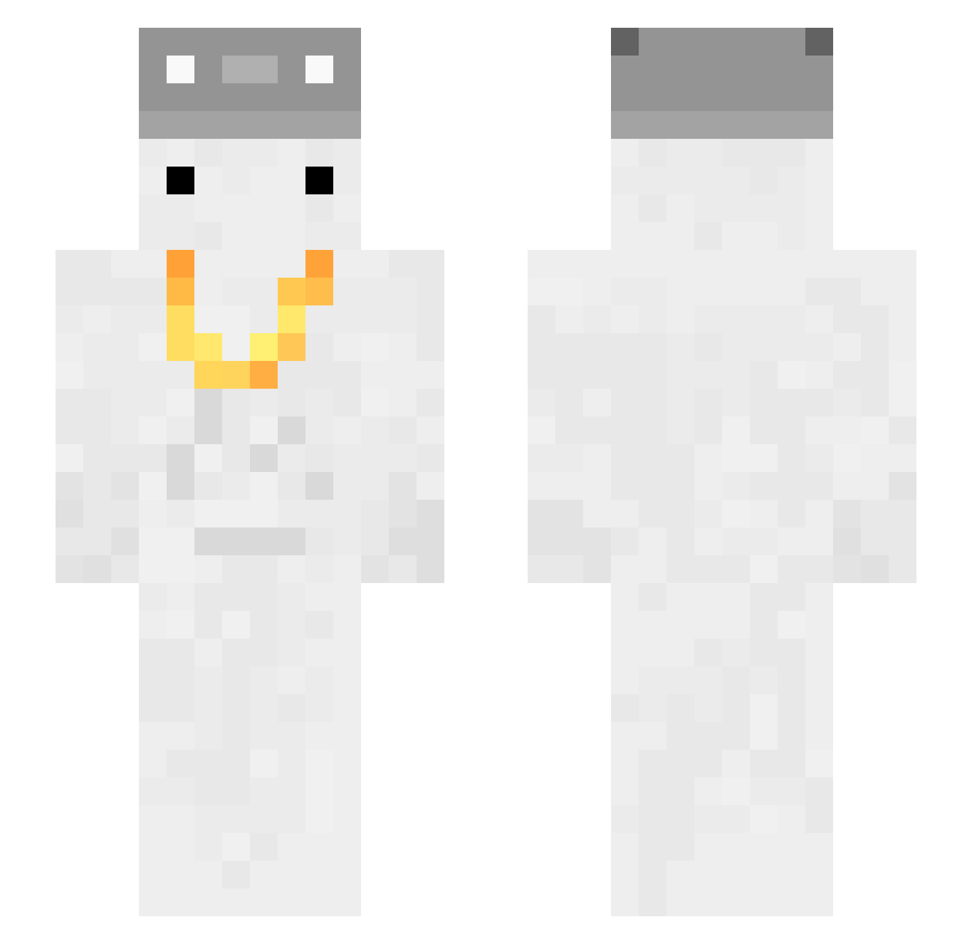 StringerX2 Minecraft skin, front and back view
