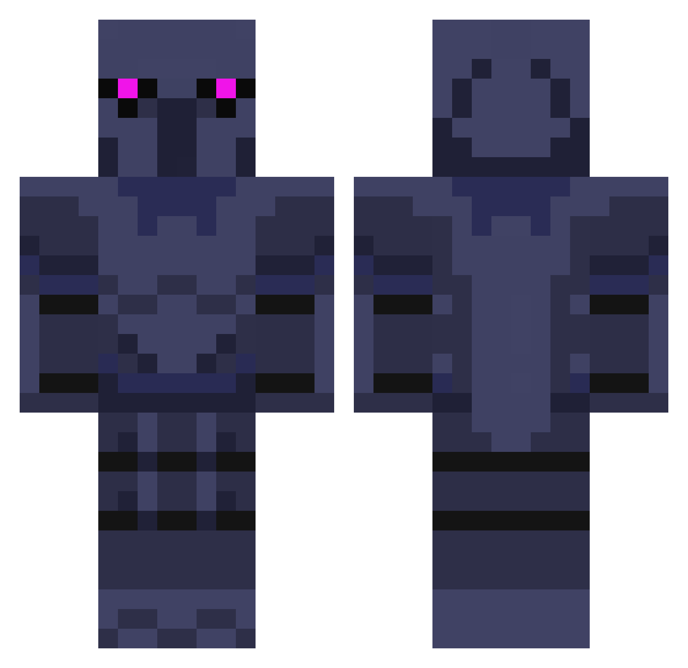 mleczyk2137 Minecraft skin, front and back view
