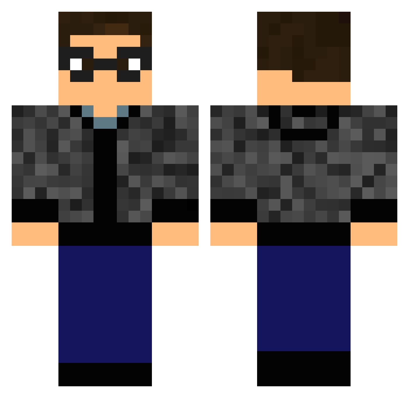 rrraya81 Minecraft skin, front and back view