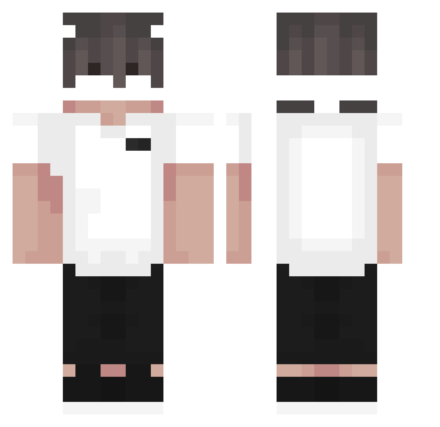 T0J1FUSH1GUR0 Minecraft skin, front and back view