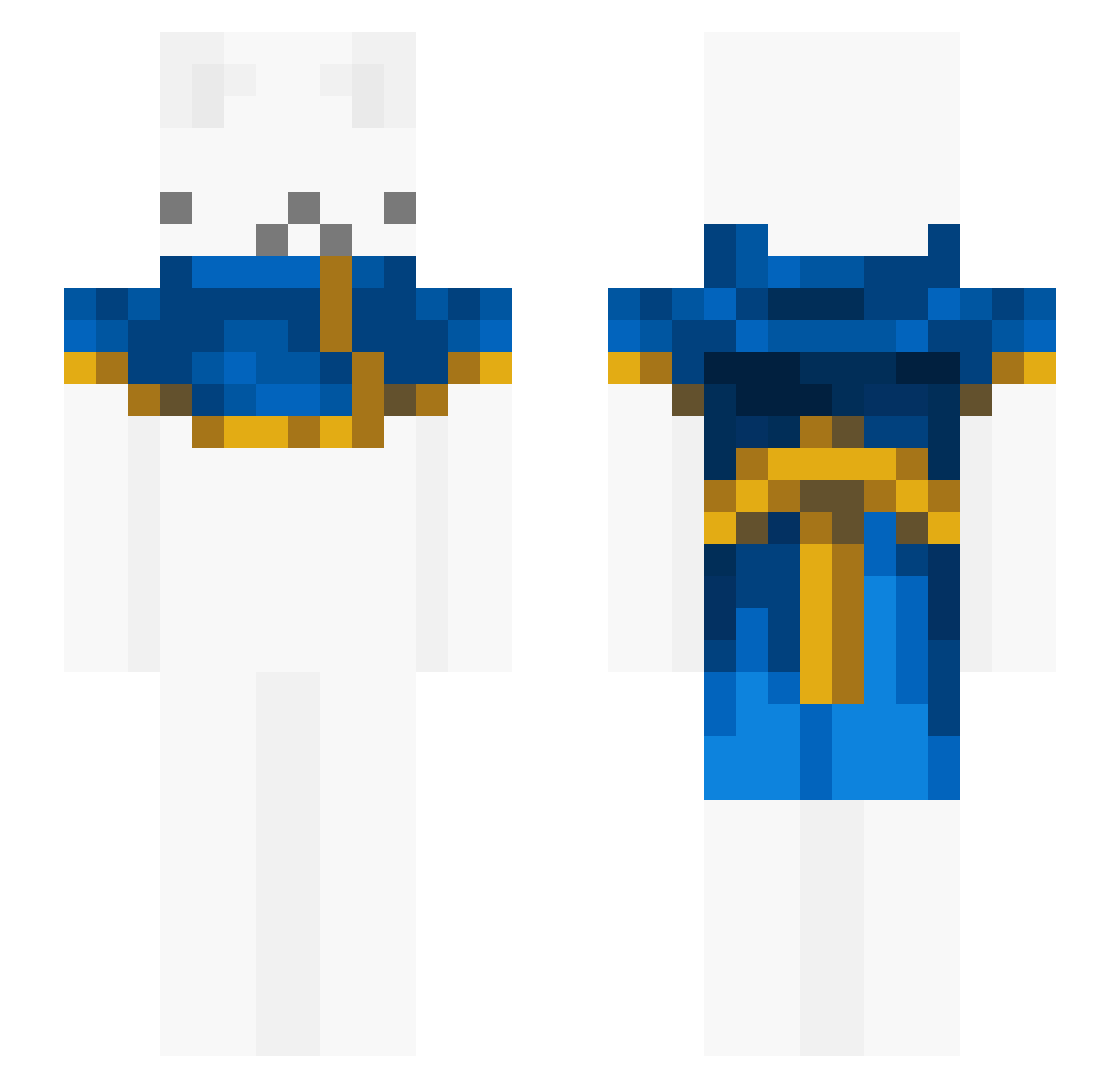 Gabr1ell_ Minecraft skin, front and back view