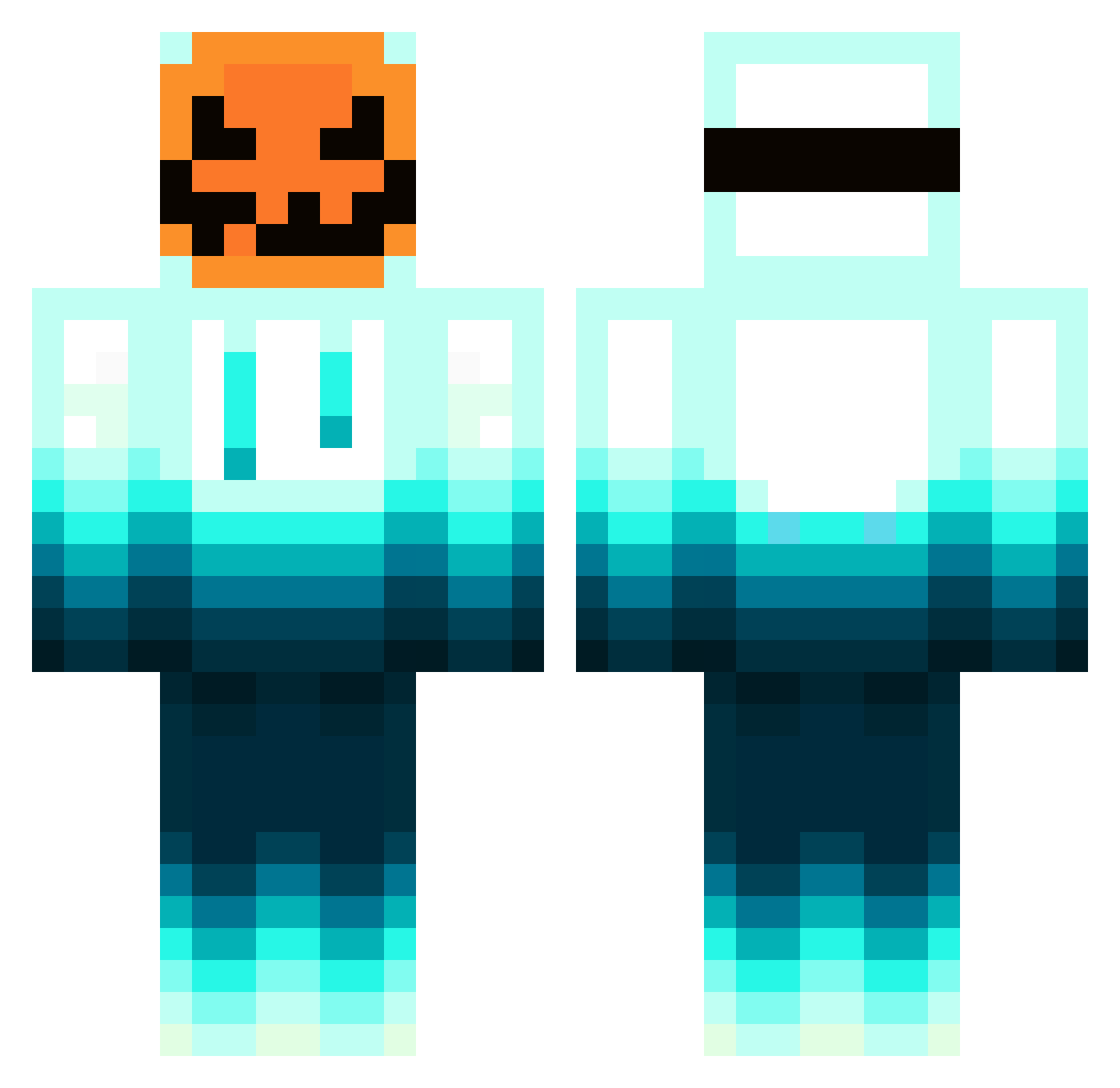 TomasF2011 Minecraft skin, front and back view