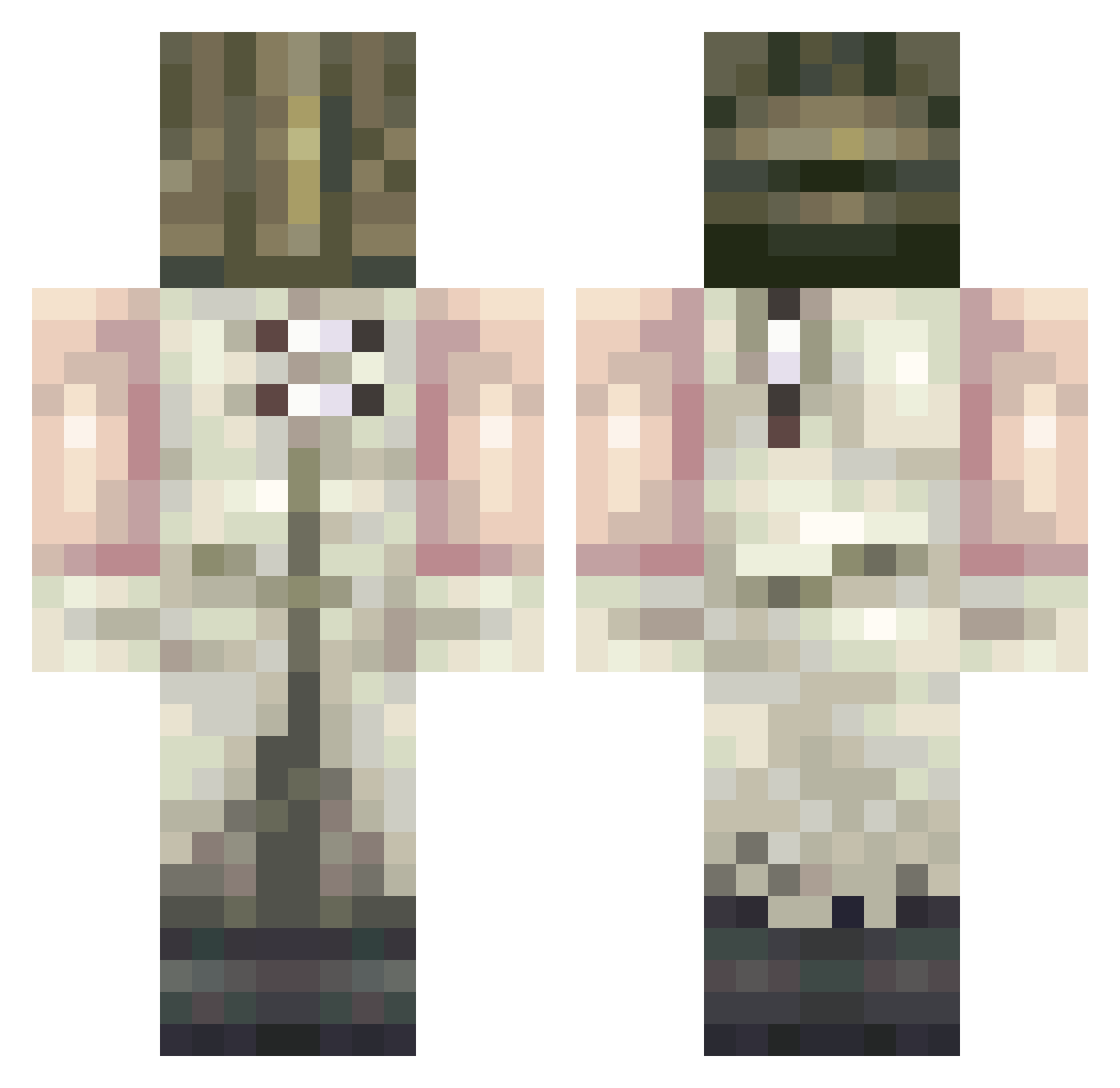 Noahs_arc_ Minecraft skin, front and back view