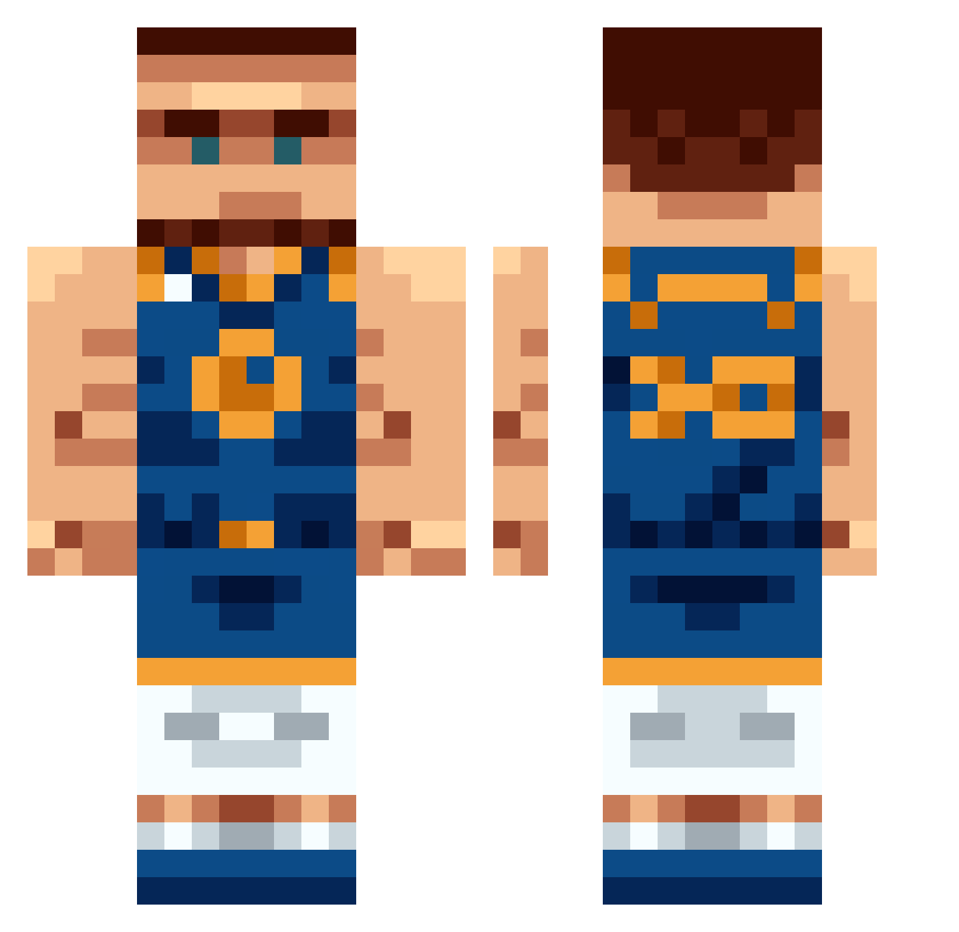 iobtegdiM Minecraft skin, front and back view