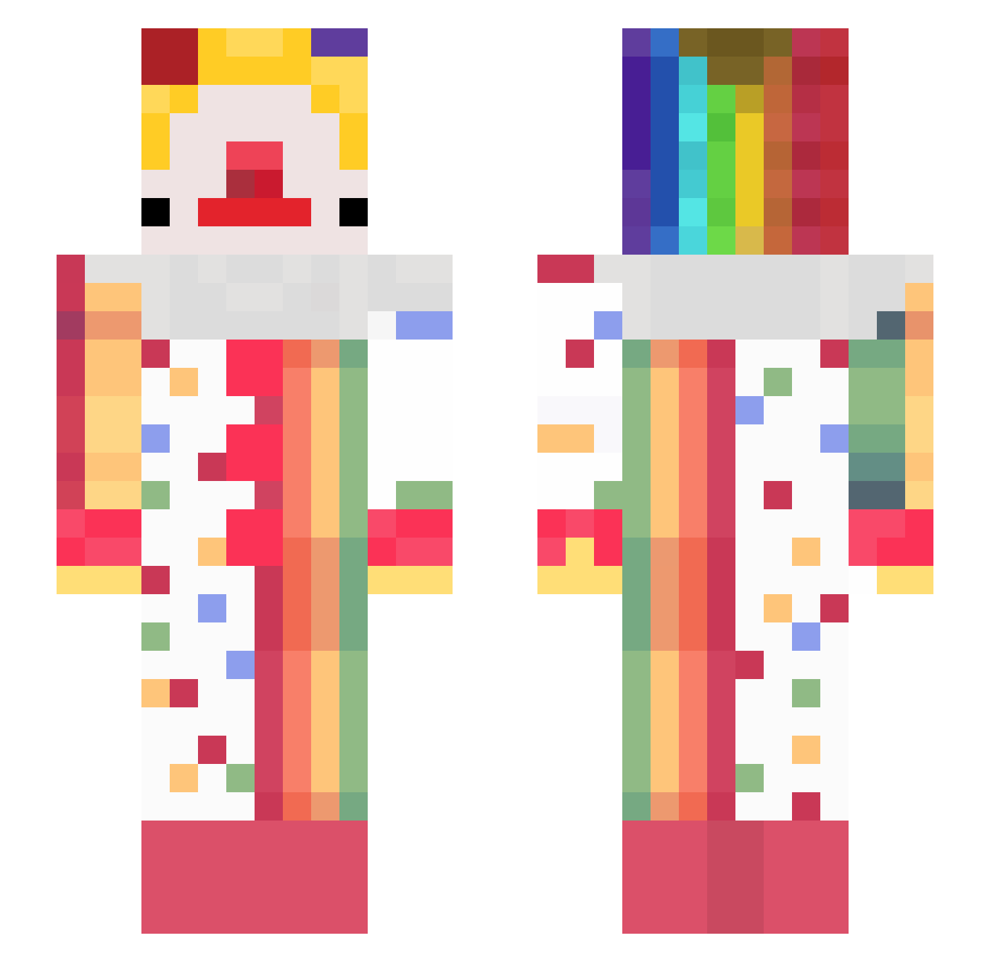 Ciyayn Minecraft skin, front and back view