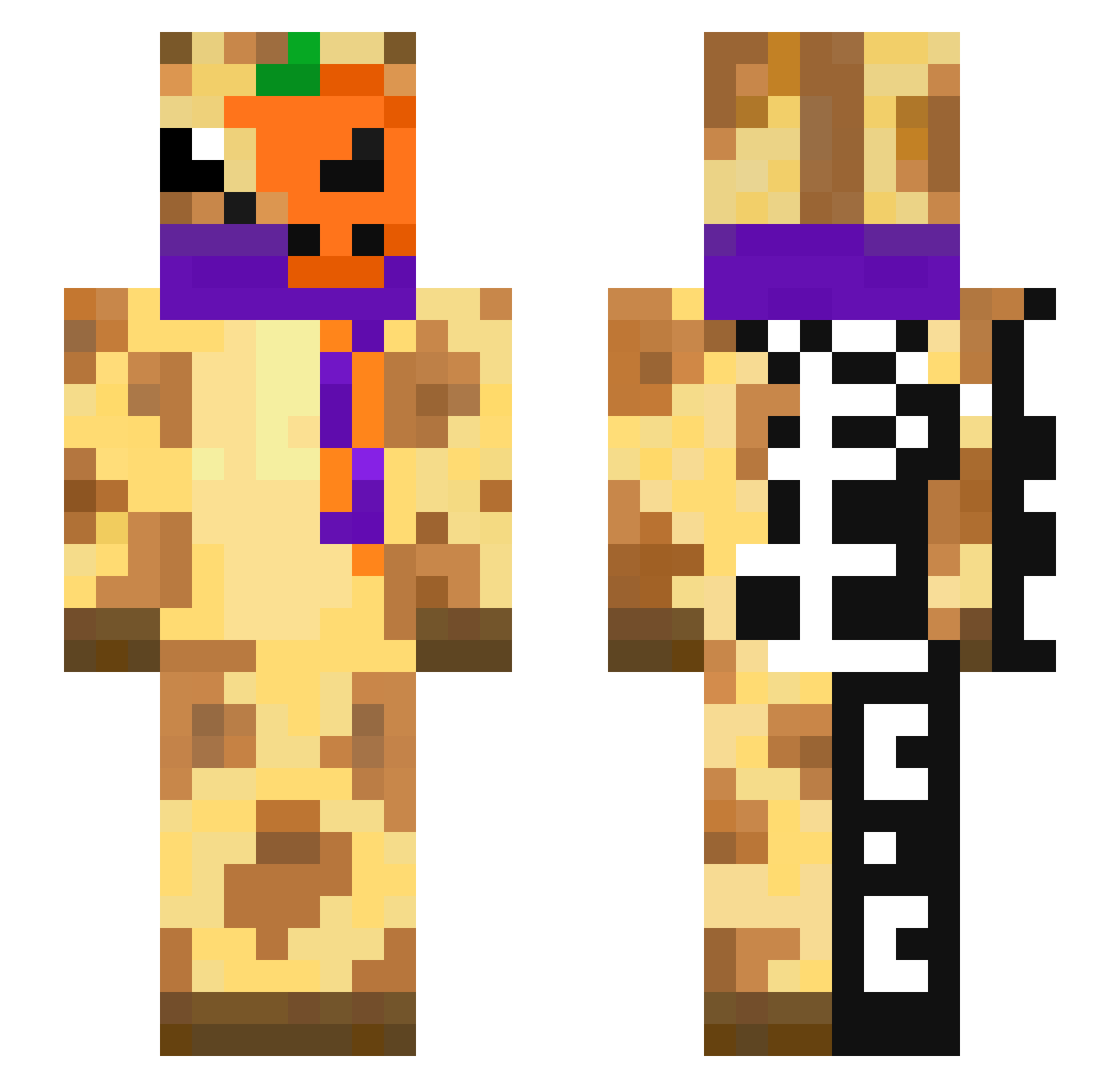 Cosito_ Minecraft skin, front and back view