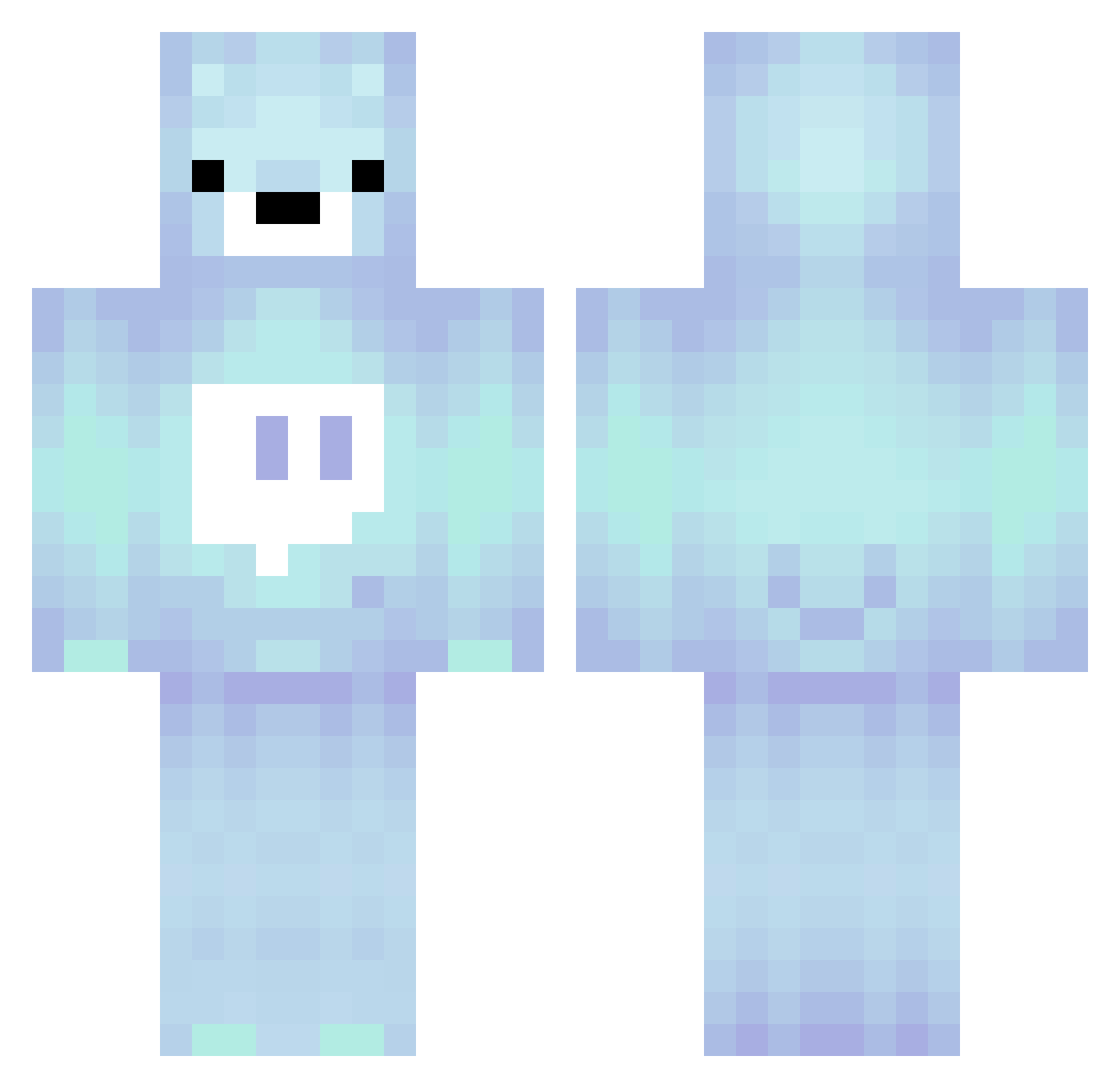 salo2011 Minecraft skin, front and back view