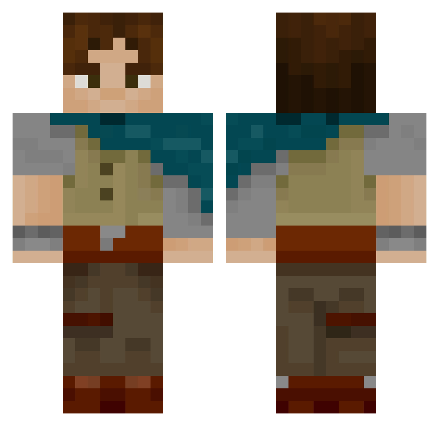 Jimmy_Ravioli Minecraft skin, front and back view