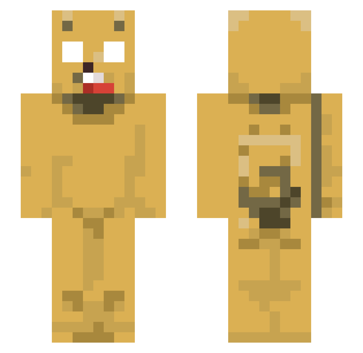 Sqlt0_0 Minecraft skin, front and back view