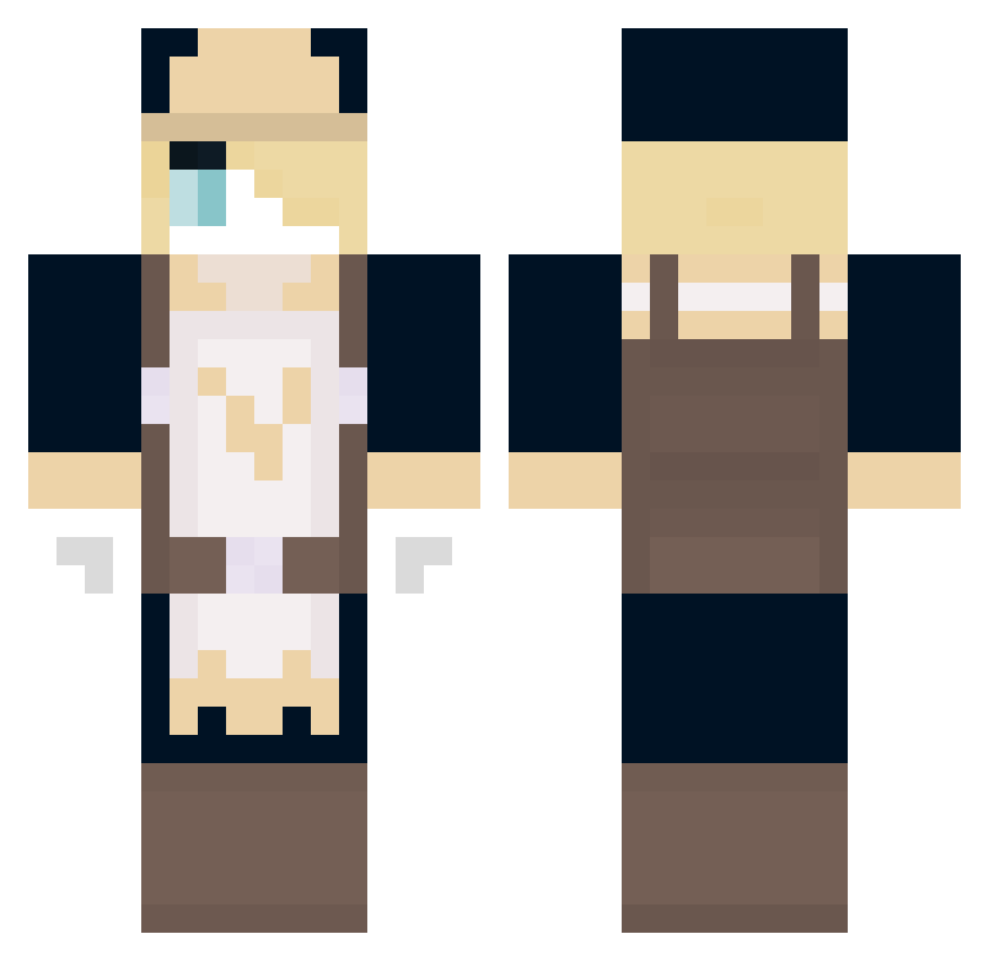 MarshadowZenith Minecraft skin, front and back view