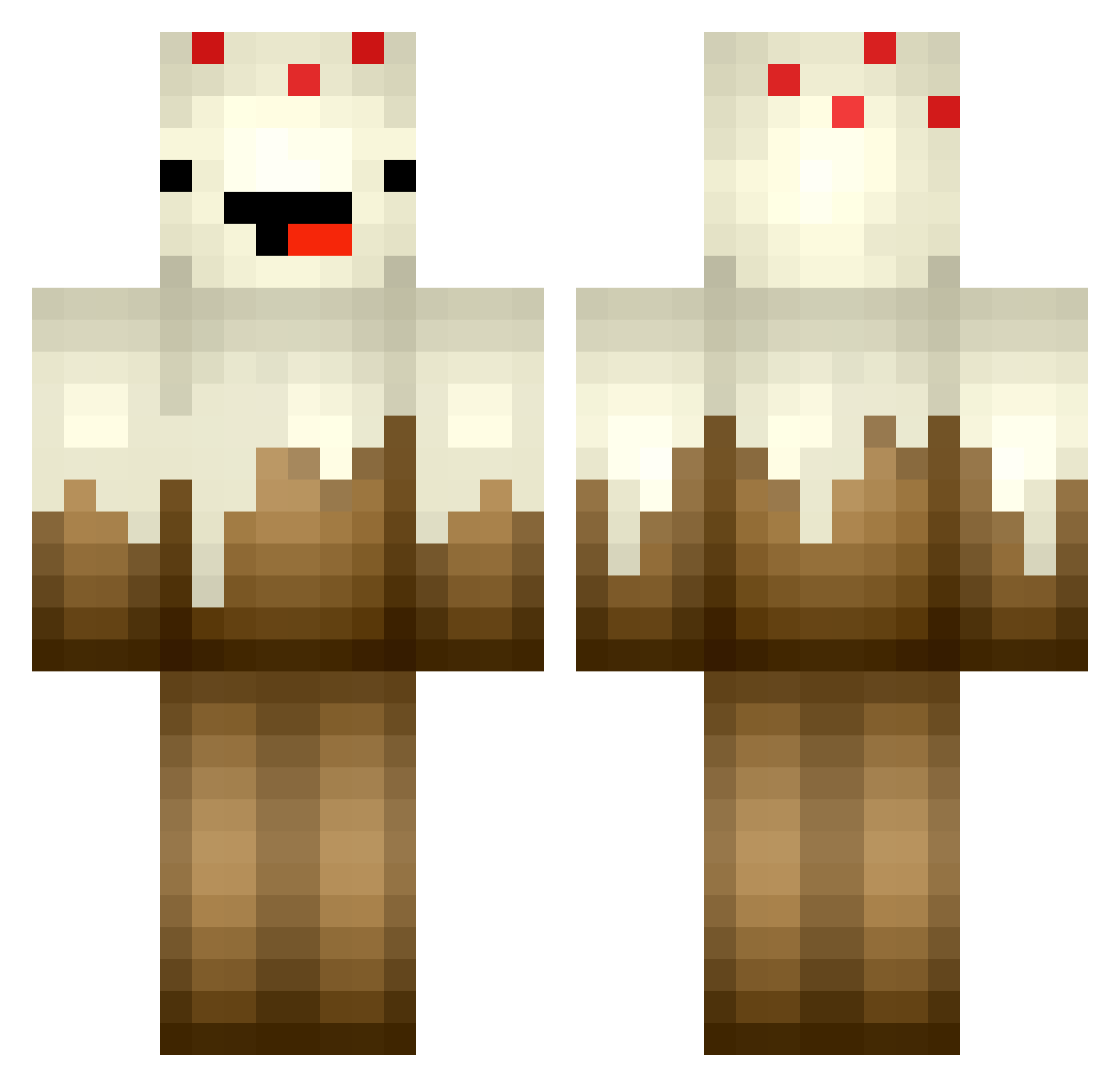 Merge_ Minecraft skin, front and back view