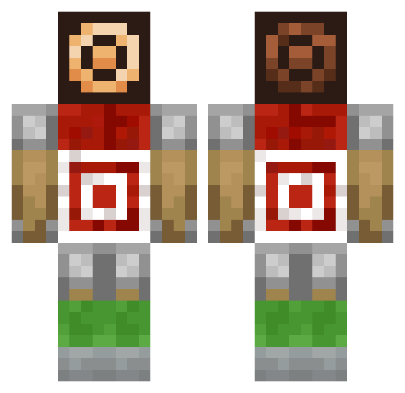 I_TUMBA_I Minecraft skin, front and back view