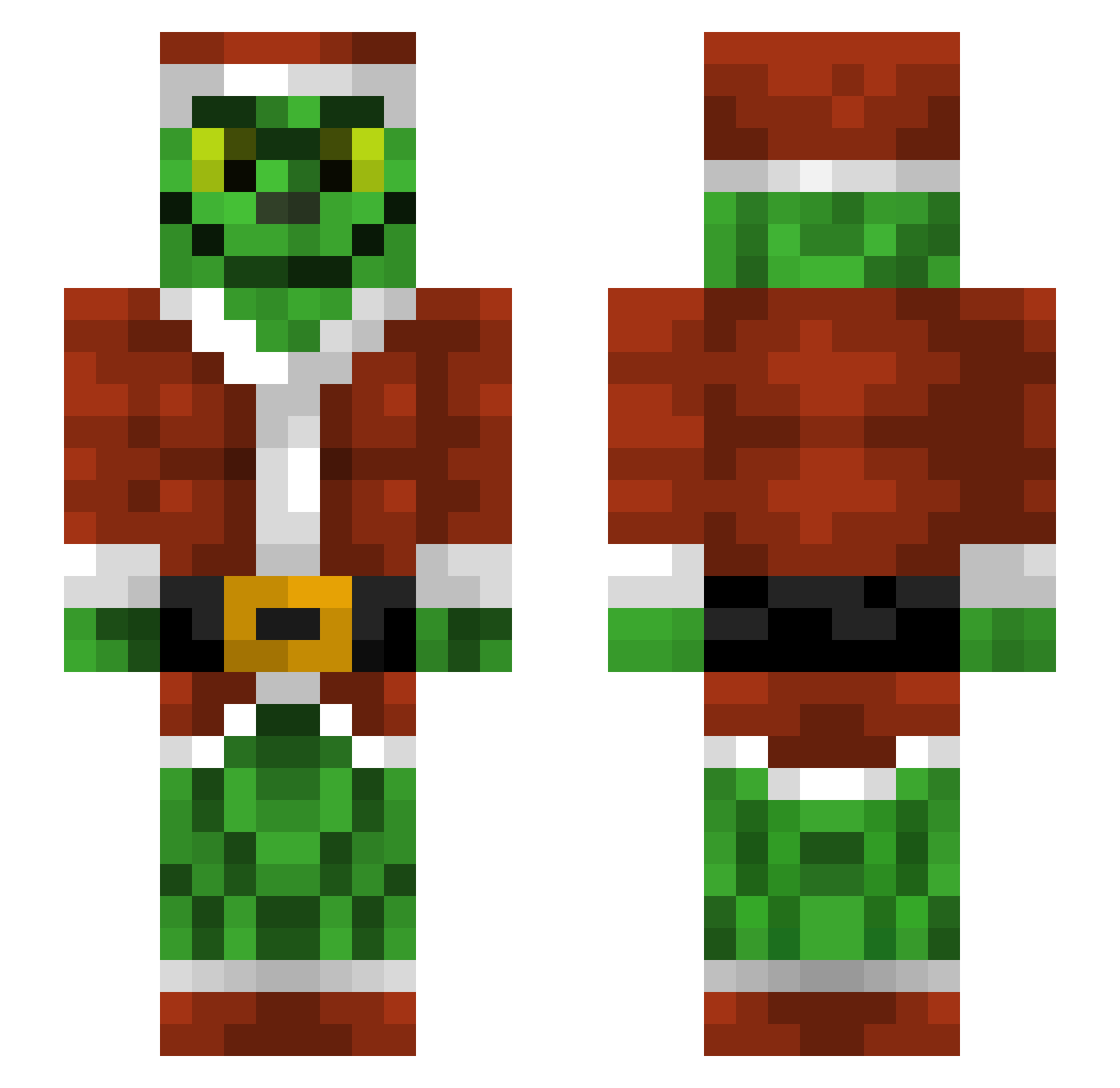karenweinert Minecraft skin, front and back view