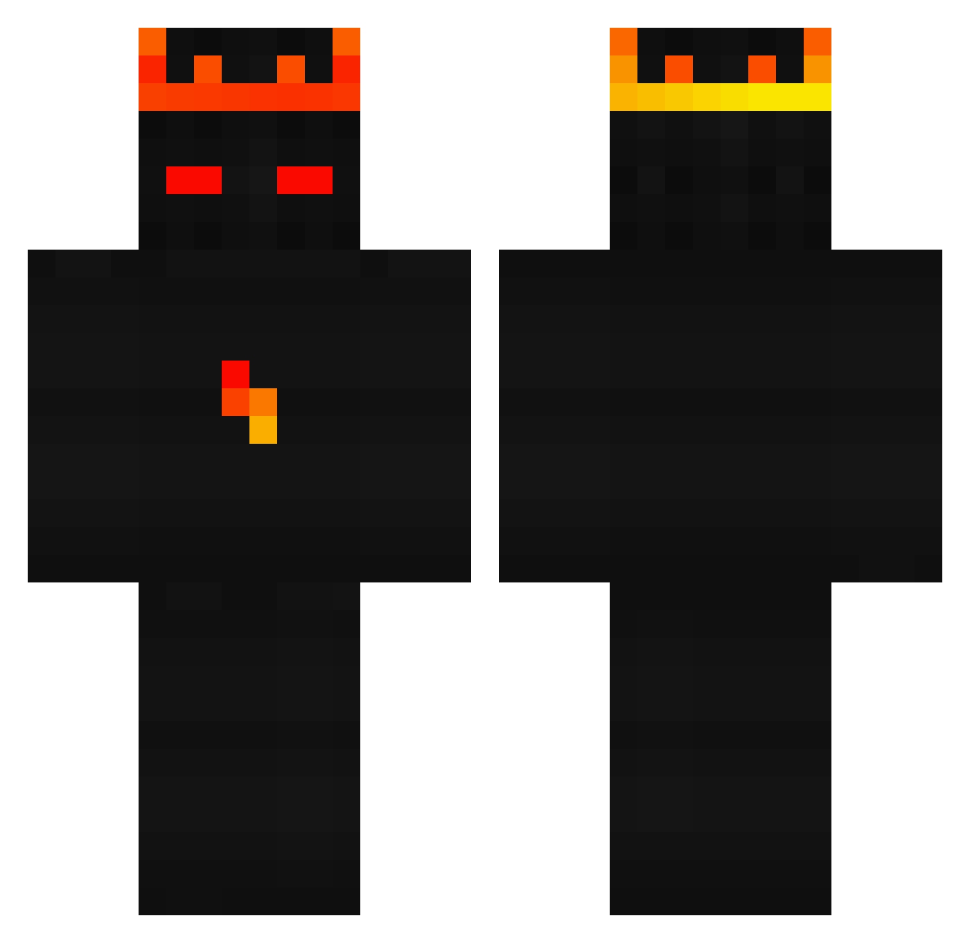 MaxCooper7w7 Minecraft skin, front and back view