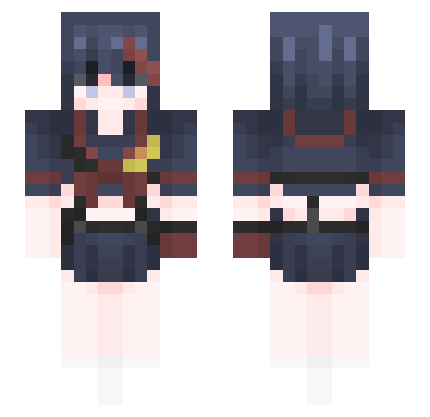 _abrakadabra Minecraft skin, front and back view