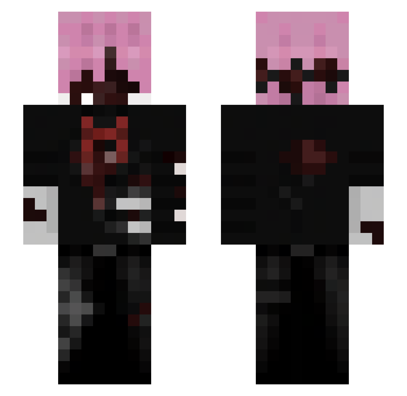 uwhirmy Minecraft skin, front and back view