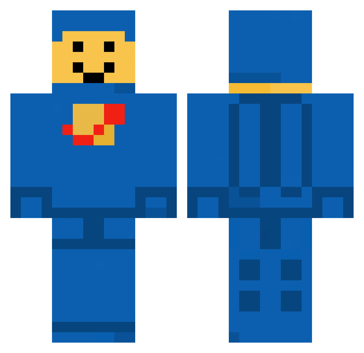 l_y_l_e Minecraft skin, front and back view