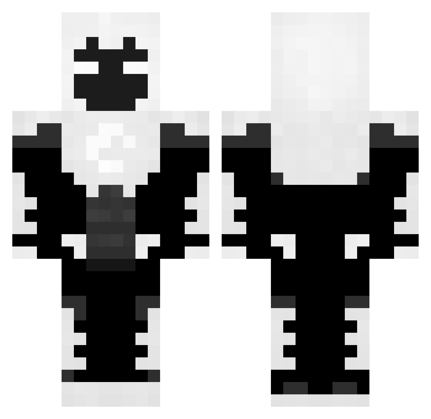 _Marc_Spector_ Minecraft skin, front and back view